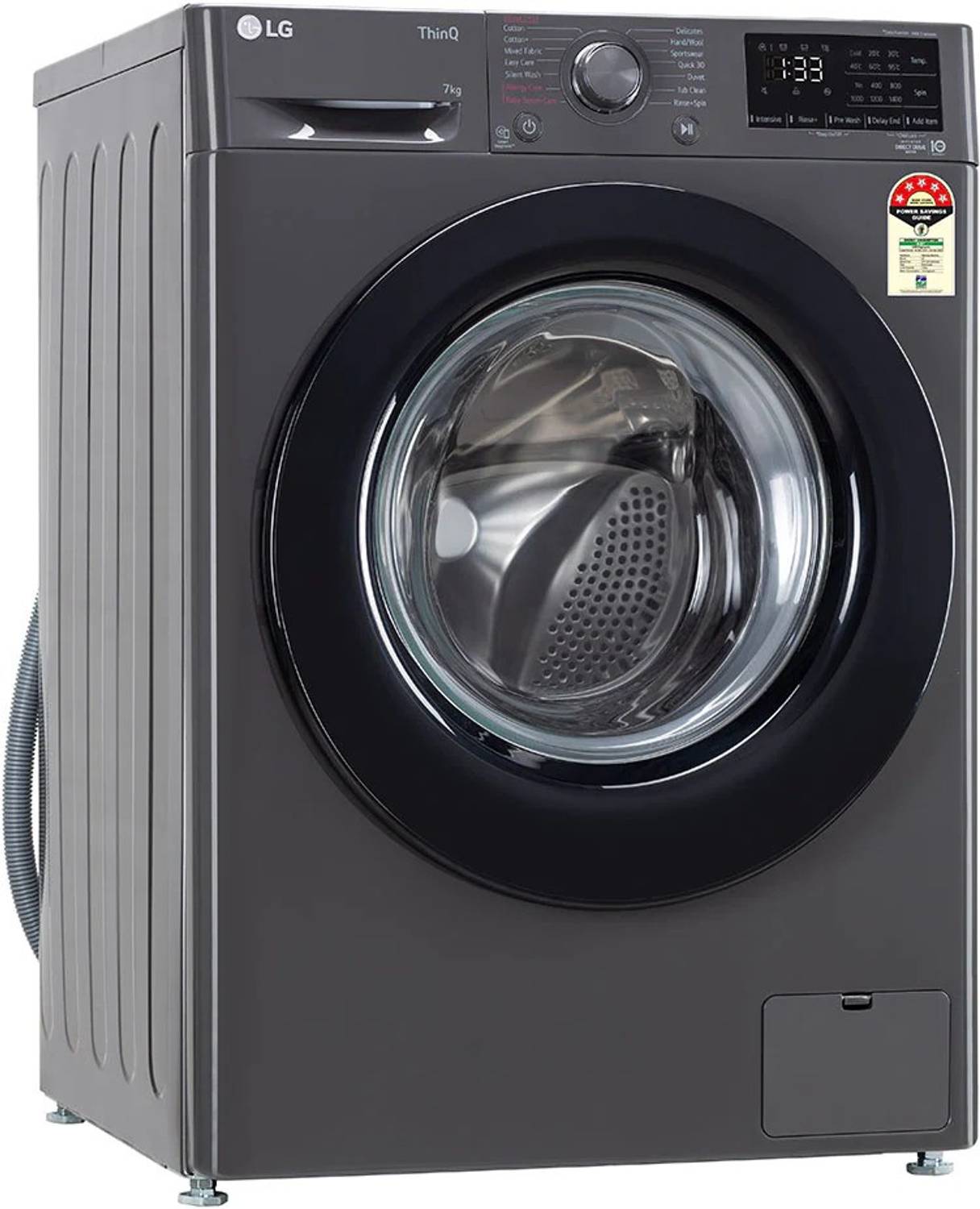 LG 7 kg with Steam AI Direct Drive Technology Fully Automatic Fro