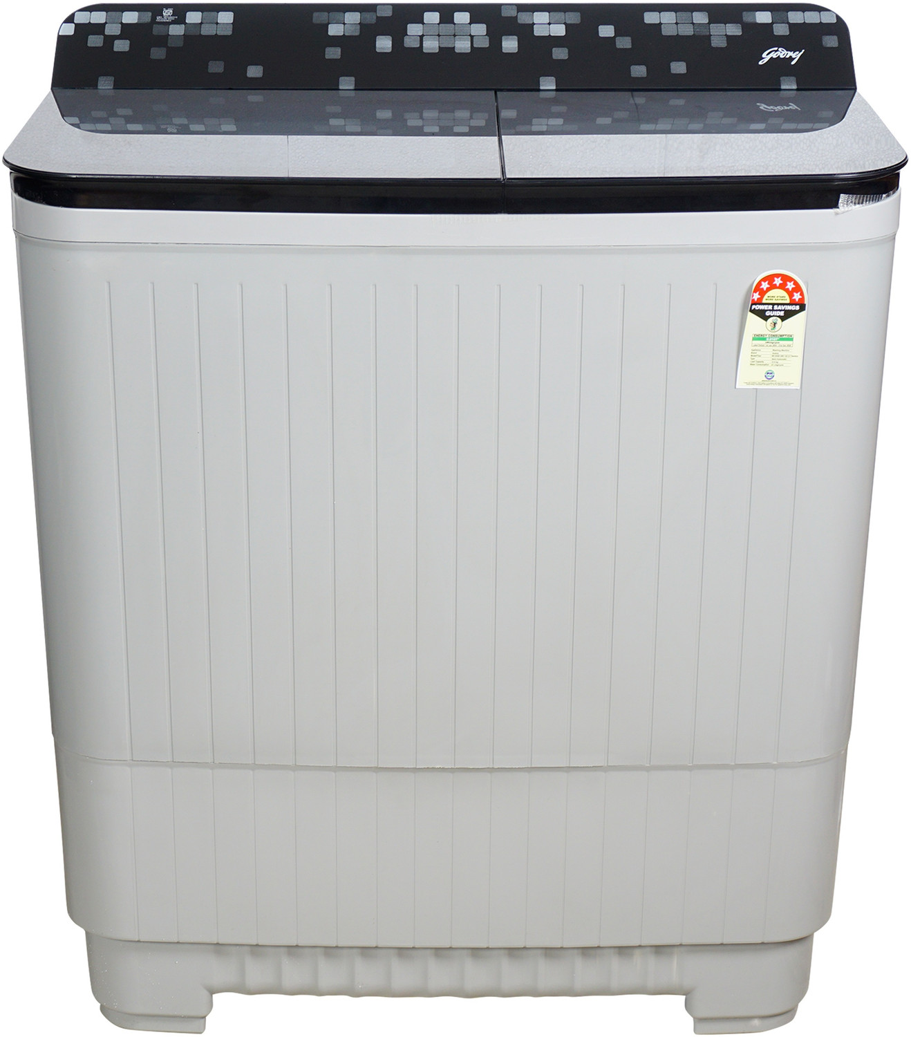 Image of Godrej 12 kg Semi Automatic Top Load Washing Machine Grey, Black
