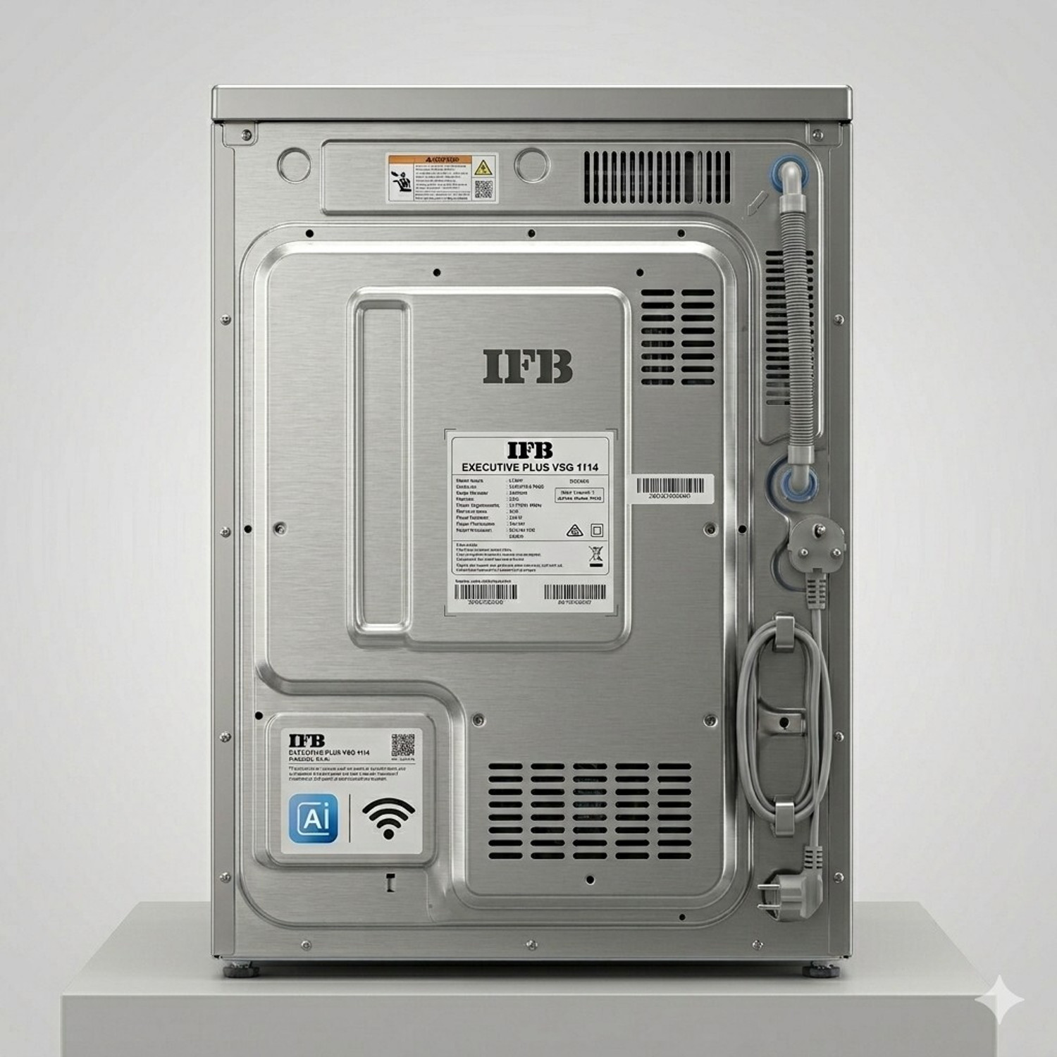 Image of IFB 11 kg Fully Automatic Front Load Washing Machine with In-built Heater Silver