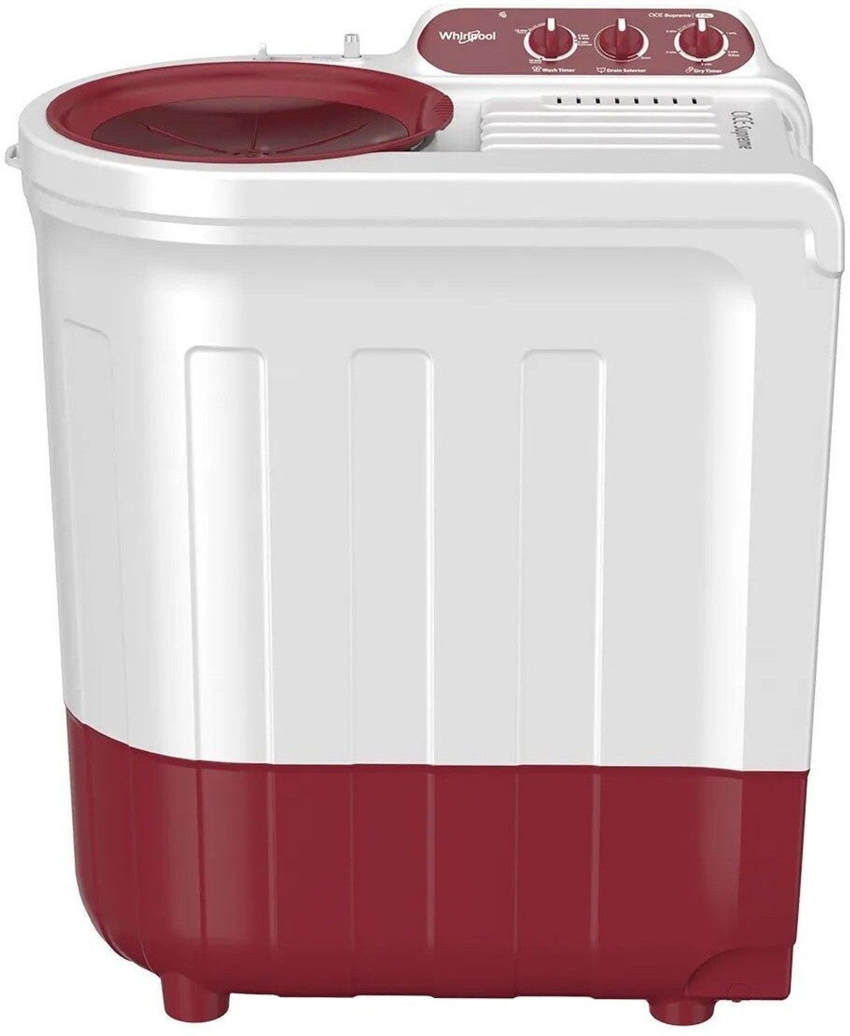 Image of Whirlpool 7 kg Semi Automatic Top Load Washing Machine Red