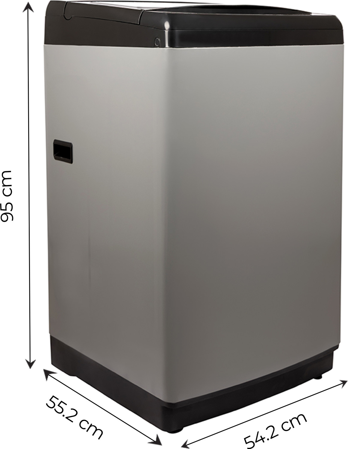 Image of Midea 8.5 kg Fully Automatic Top Load Grey (MWMTL085FP1ENIG)