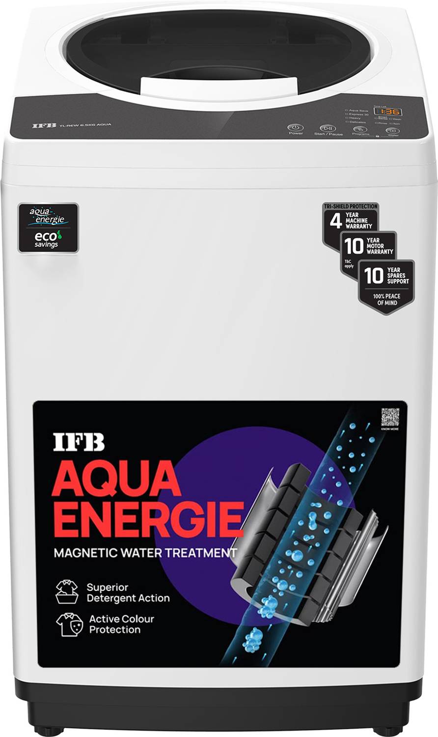 IFB 6.5 kg 5 Star 3D Wash Technology, Triadic Pulsator, Tower Lint Filter, Smart Sense Fully Automatic Top Load White