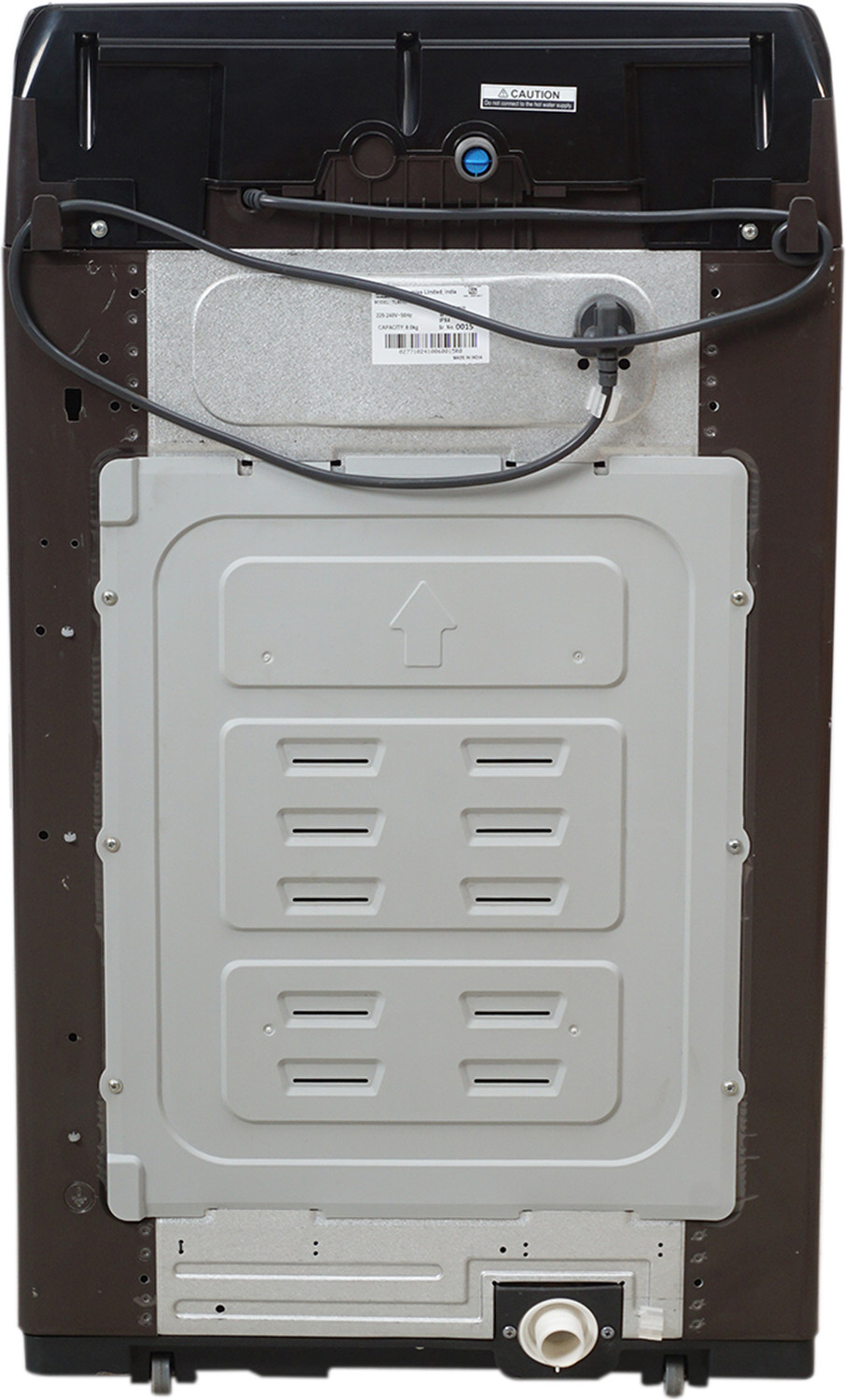Image of IFB 8 kg Fully Automatic Top Load Washing Machine Brown, Grey, Silver