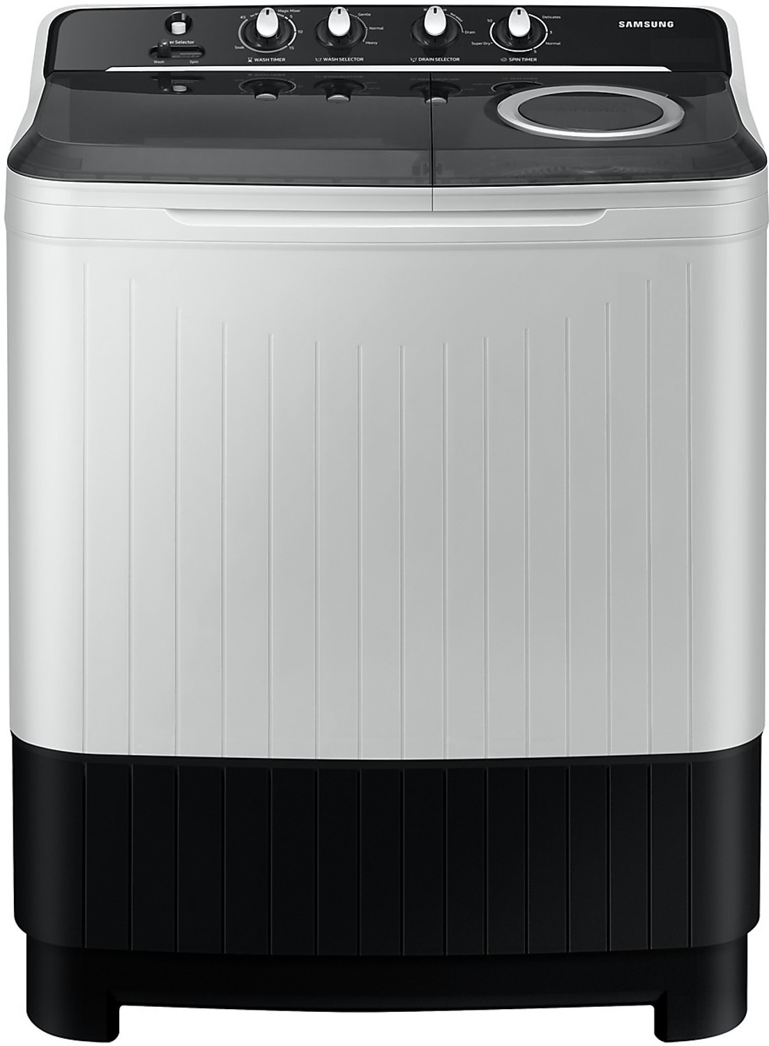 Image of Samsung 9 kg Semi Automatic Top Load Washing Machine with In-built Heater Grey