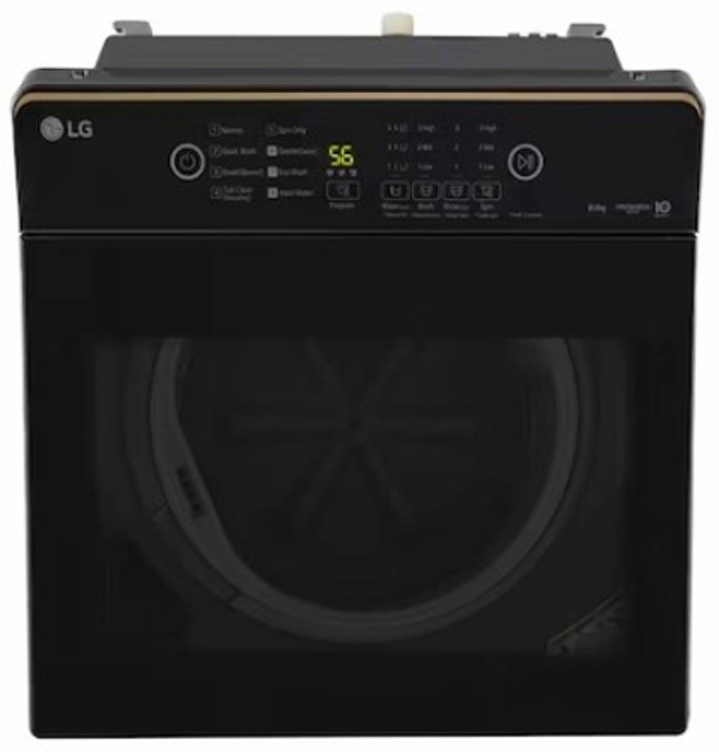 LG 8 kg Top Load Washing Machine Black - Image 4