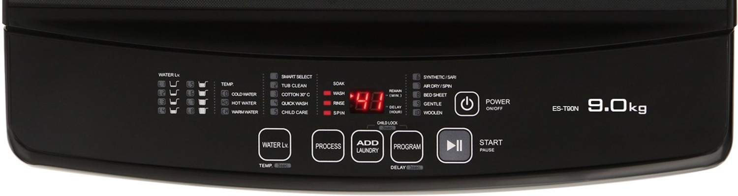 Image of Sharp 9 kg Fully Automatic Top Load Washing Machine Grey