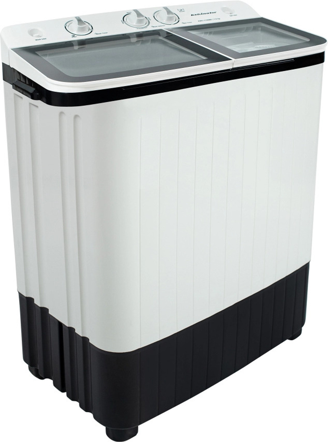 Image of Kelvinator 7 kg Semi Automatic Top Load Washing Machine with In-built Heater Grey