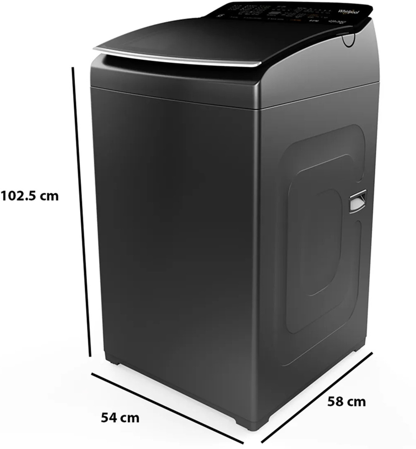 Image of Whirlpool 8 Kg Fully Automatic Top Load Washing Machine with In-built Heater Grey