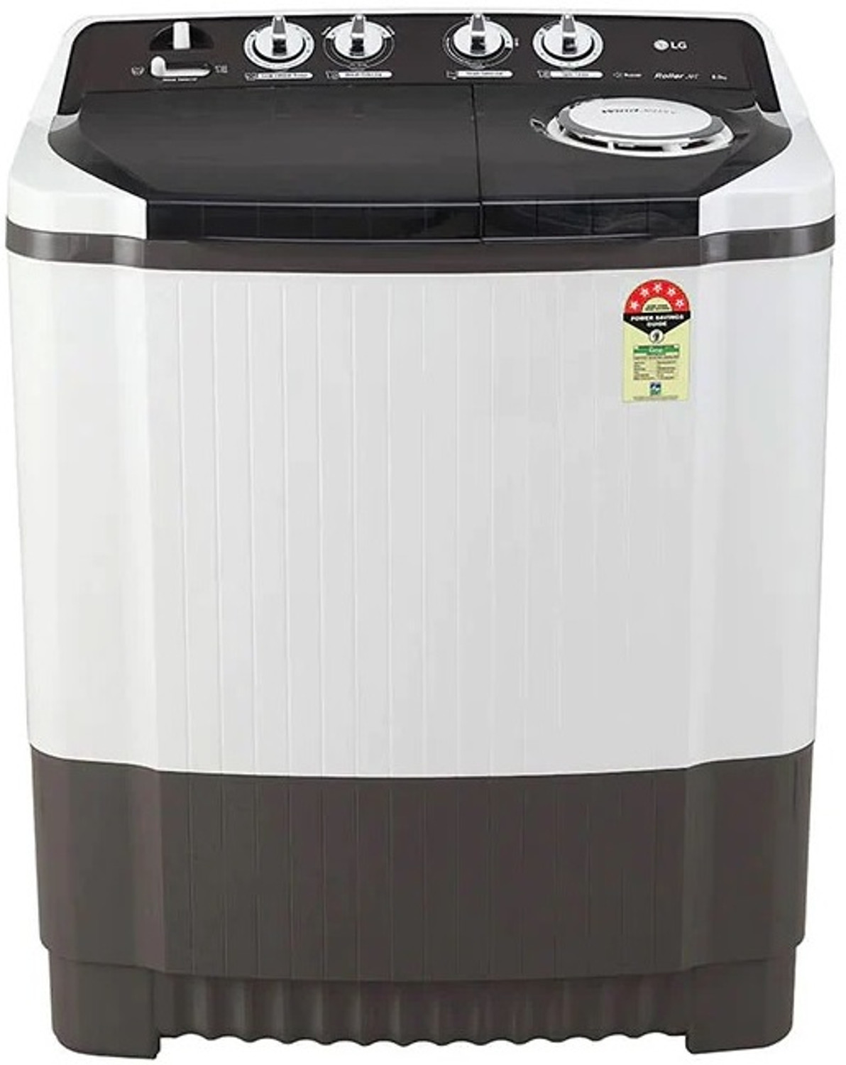 Image of LG 8 kg Semi Automatic Top Load Washing Machine Grey, White