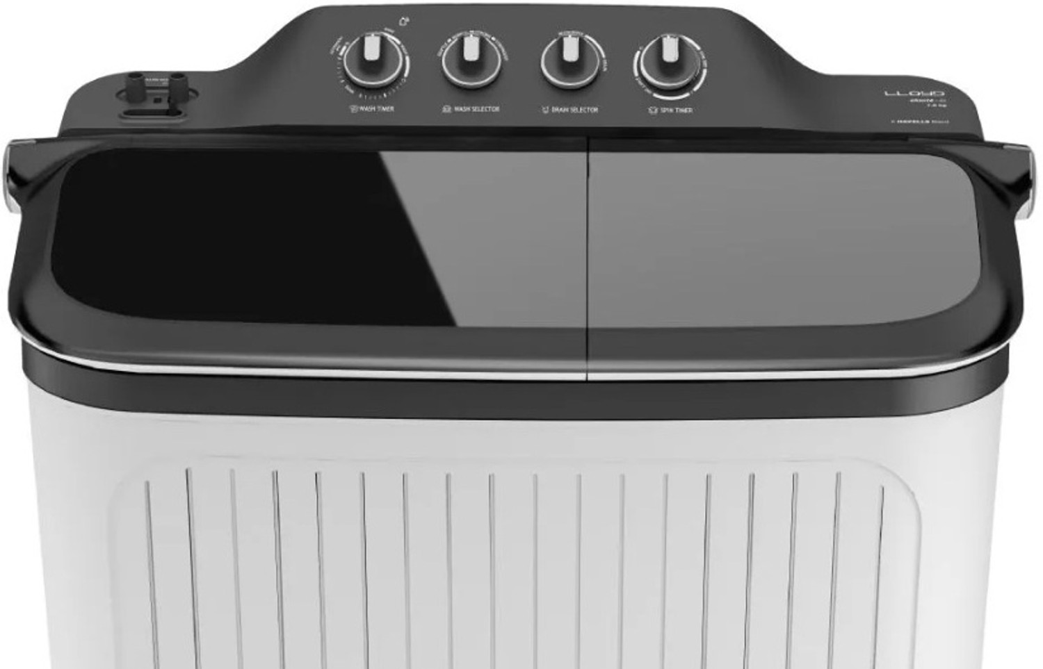 Image of Lloyd 7.5 kg Semi Automatic Top Load Washing Machine Grey