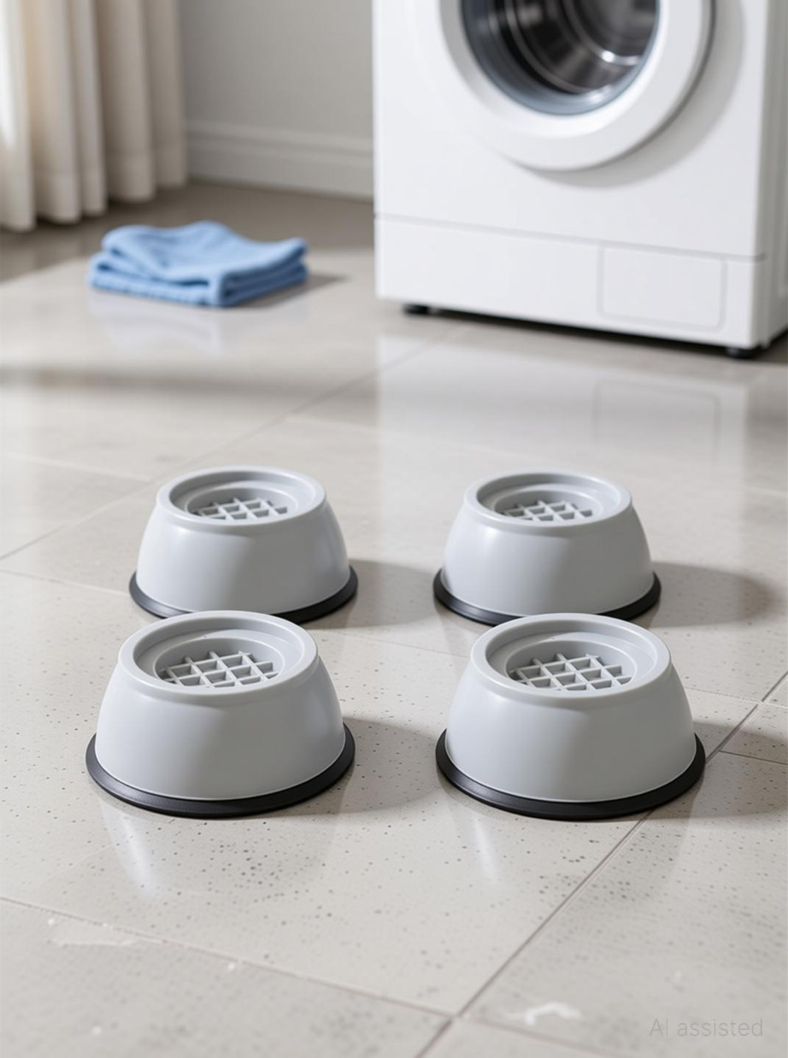 Image of DALUCI Washing Machine, Refrigerator, Water Cooler, Air Cooler Material Plastic, Rubber