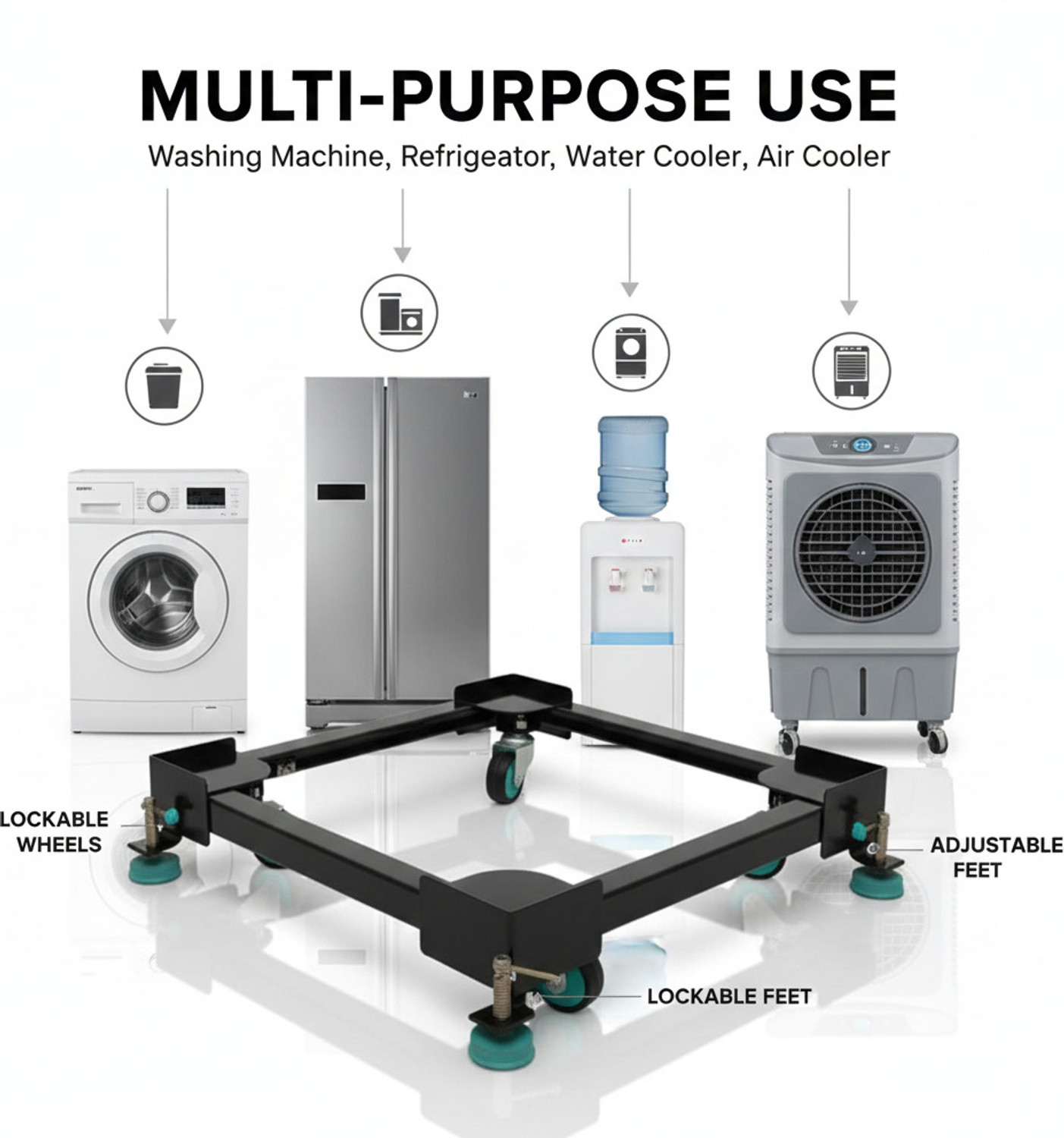 Image of Flipkart SmartBuy Water Cooler, Air Cooler, Washing Machine Material Iron