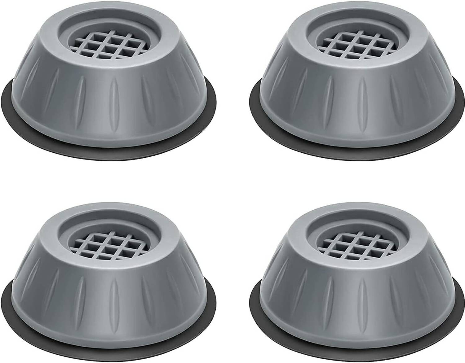 4square 4s Washing Machine Anti Vibration Pads Washer Foot Pads Dryer Heightening Pads Stabilizer Support Stand for Home (4 pc ) Foot Rest