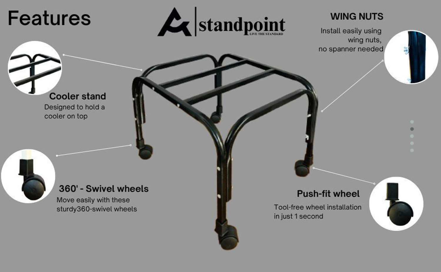 Image of STANDPOINT Air Cooler, Water Cooler Material Iron