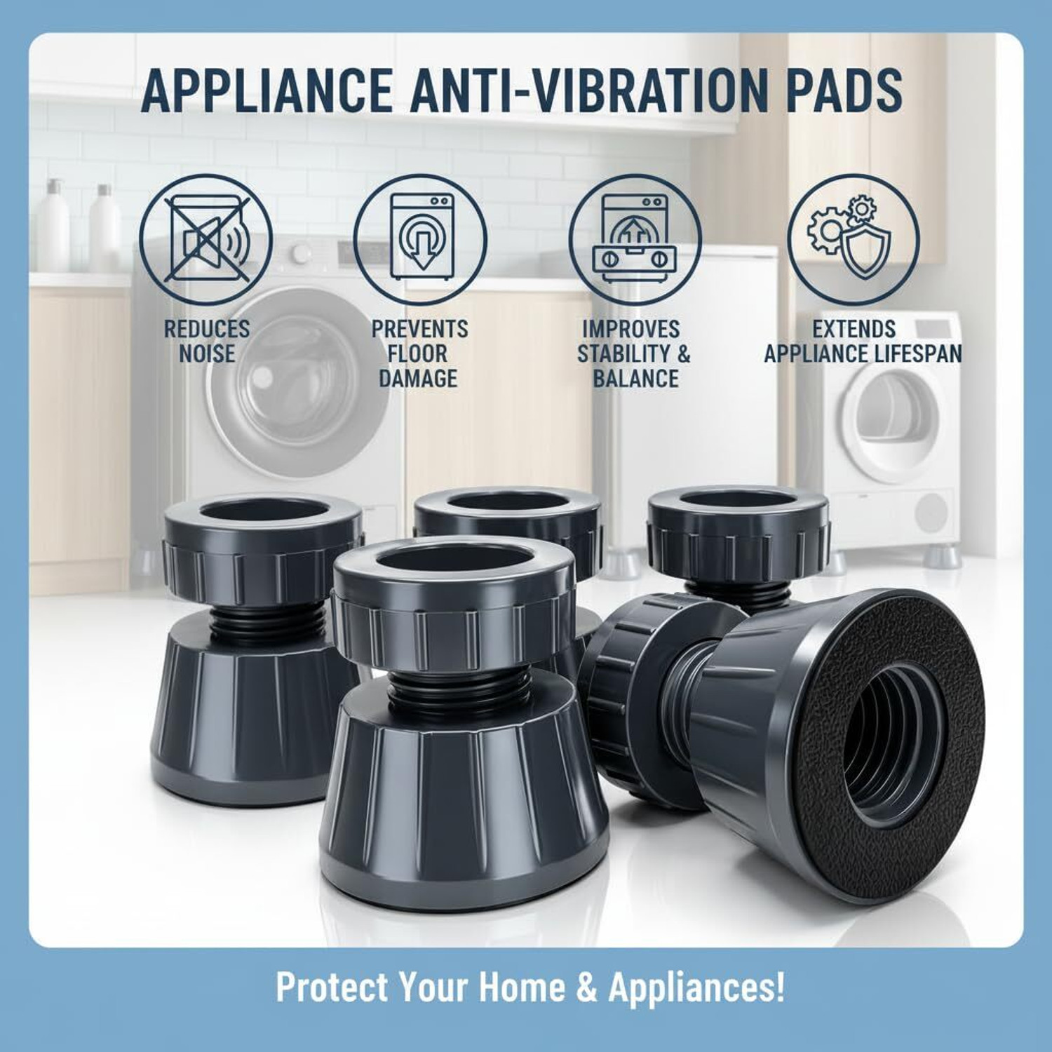 Image of Mantra Impex Air Cooler, Refrigerator, Washing Machine, Water Cooler Material Plastic, Silicone