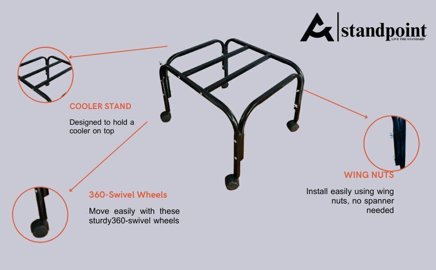 Image of STANDPOINT Air Cooler, Water Cooler Material Iron