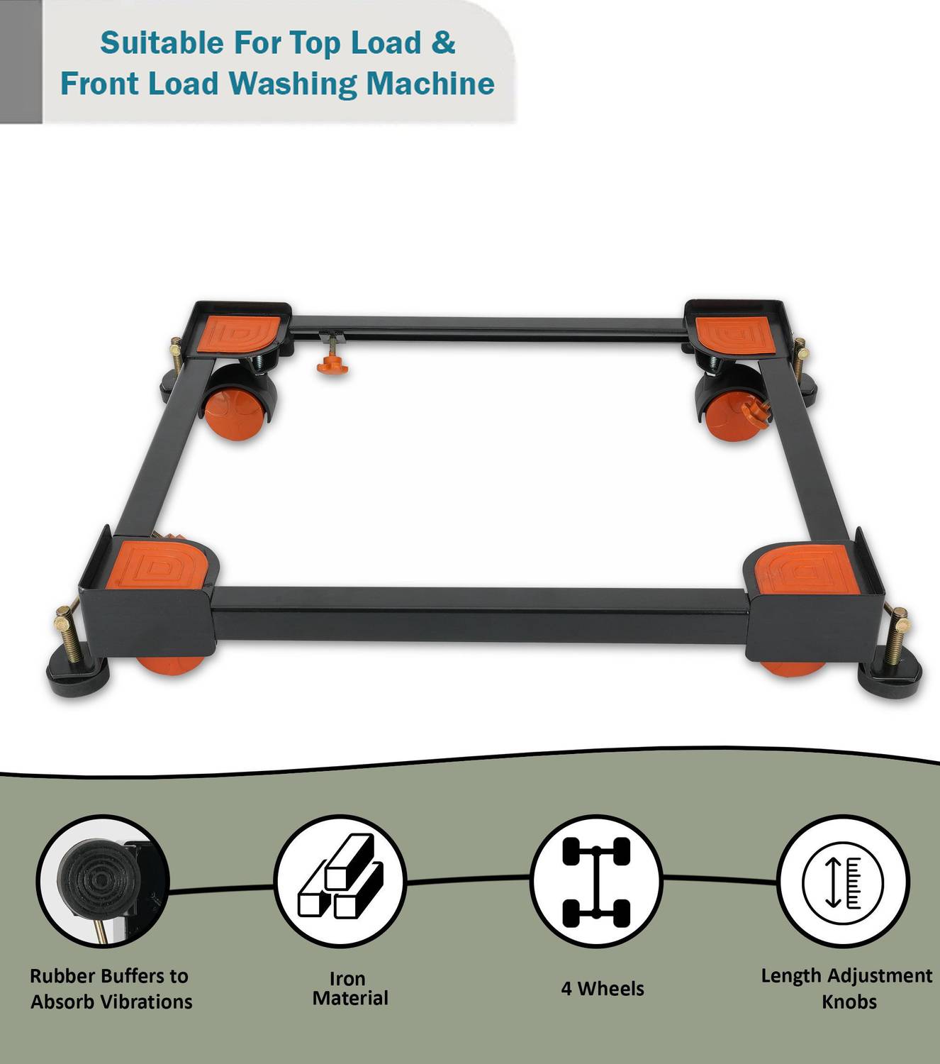 Flipkart SmartBuy Heavy Duty Trolley Stand (Iron) - Image 4
