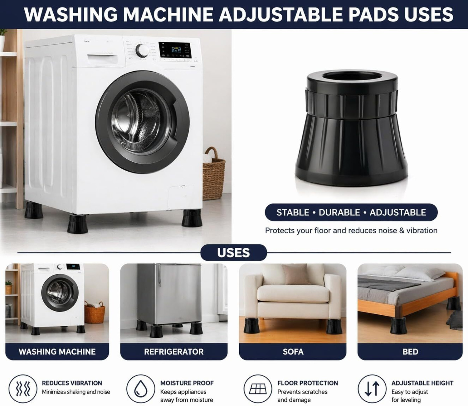 Image of Mantra Impex Air Cooler, Refrigerator, Washing Machine, Water Cooler Material Plastic, Silicone