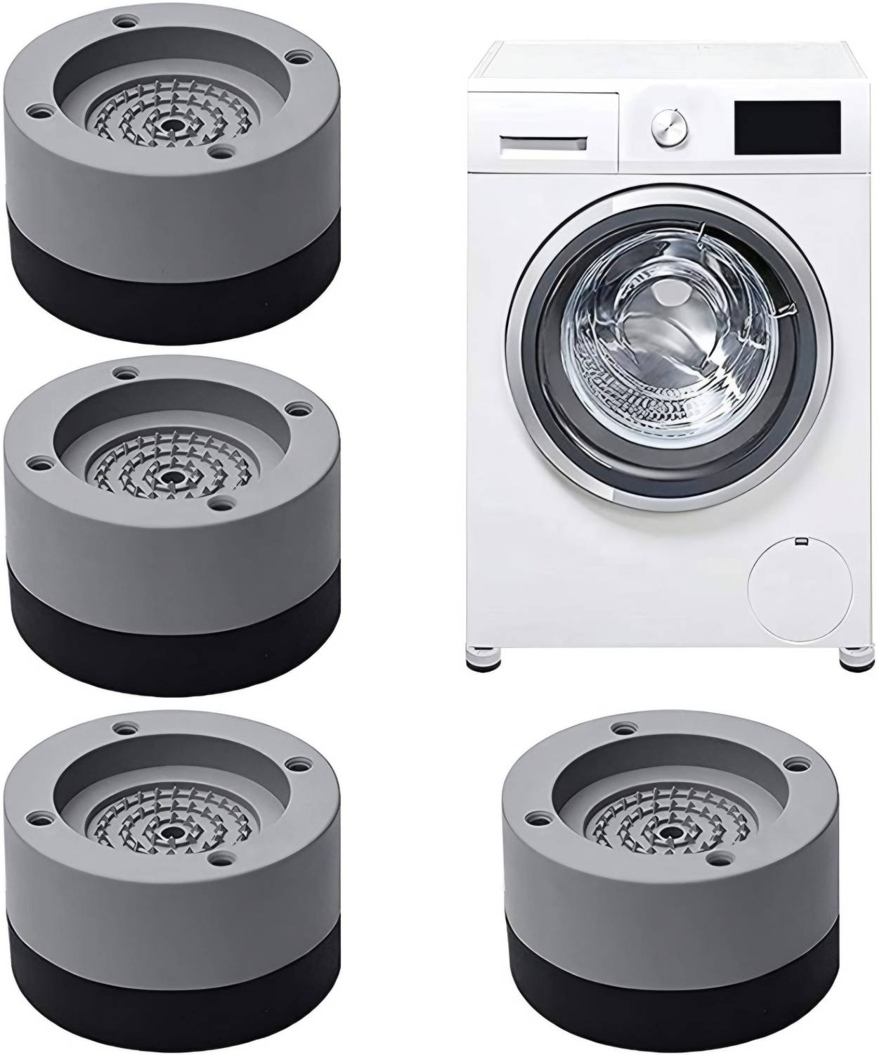 DALUCI Washing Machine, Refrigerator, Water Cooler, Air Cooler Material Plastic, Rubber