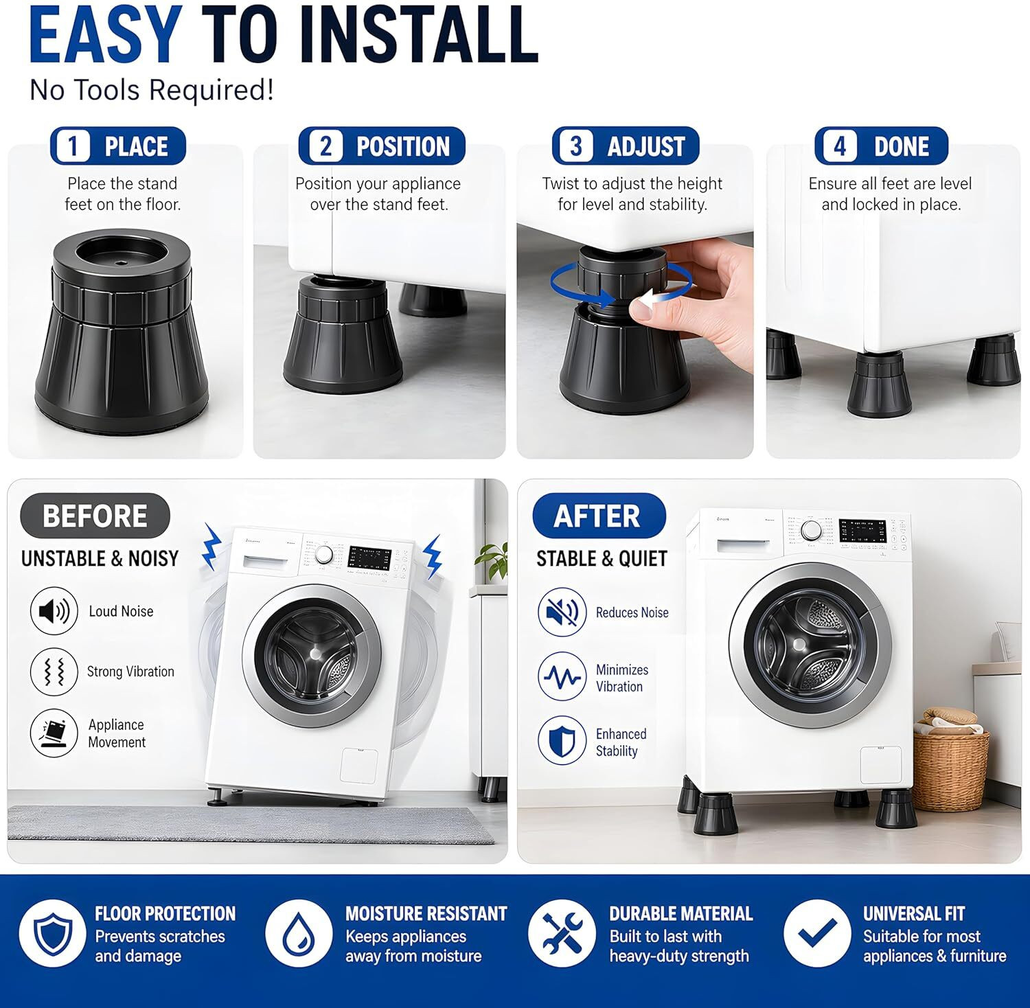 Image of Mantra Impex Air Cooler, Refrigerator, Washing Machine, Water Cooler Material Plastic, Silicone