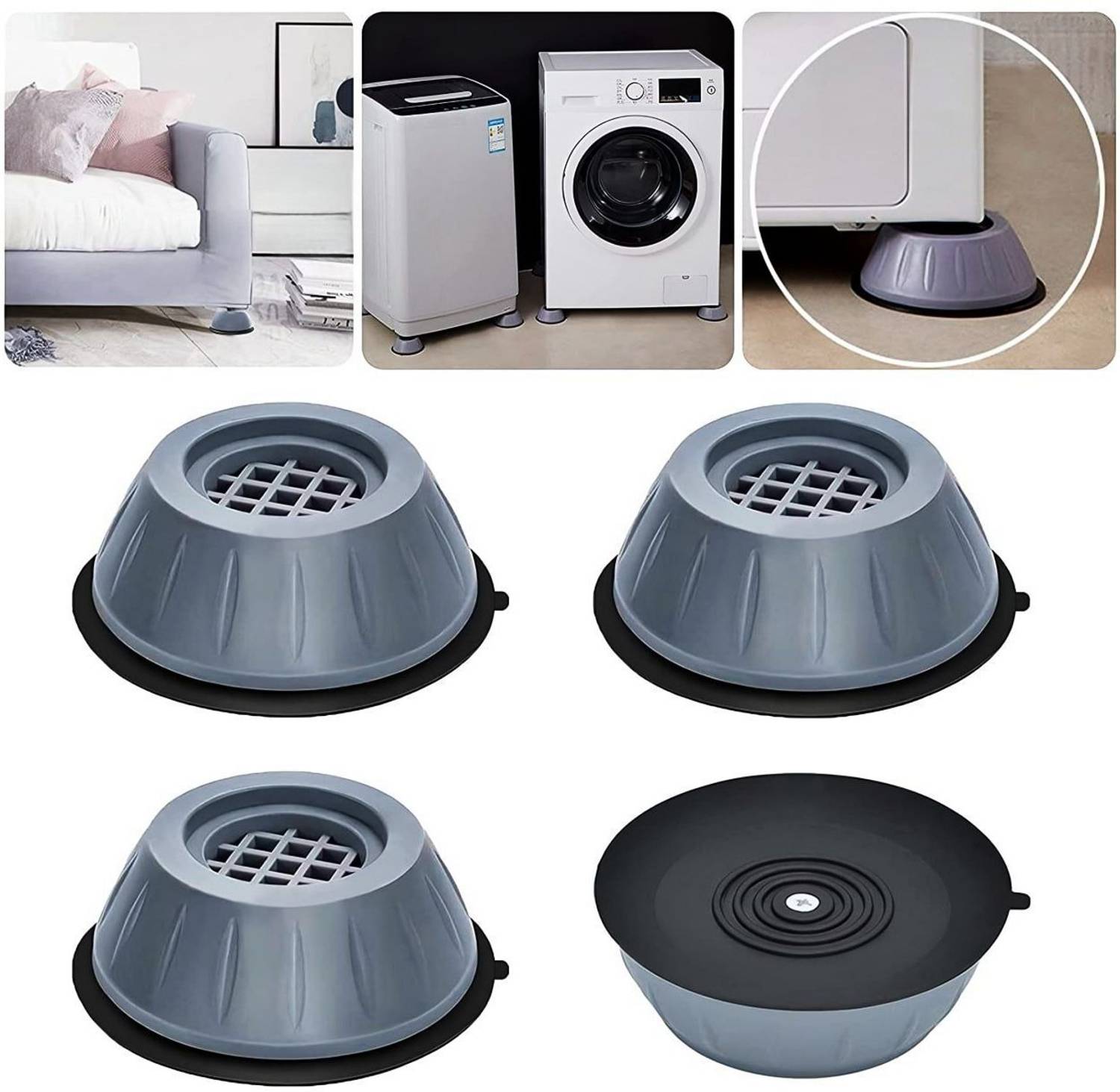 DALUCI Washing Machine, Refrigerator, Water Cooler, Air Cooler Material Plastic, Rubber