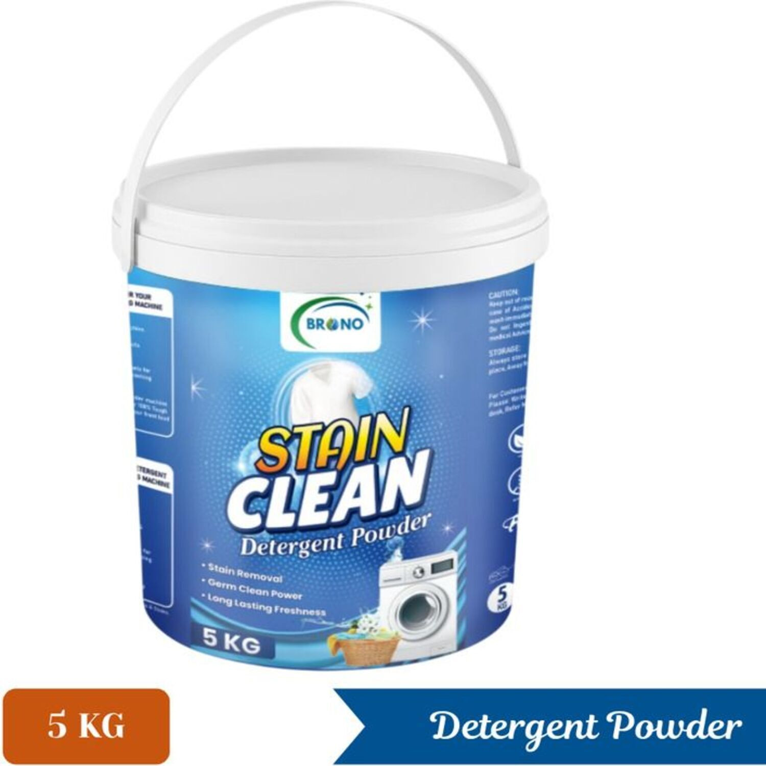 Image of Brono CrystalWash Active Clean Detergent Powder | PC1M3 Detergent Powder (Multi)