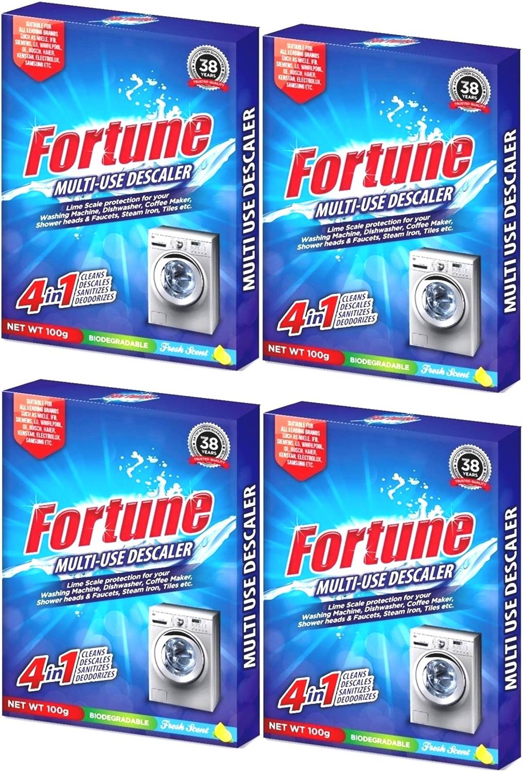 FORTUNE Multi Use Descaler (400g) Detergent Powder (Citrus) (400)