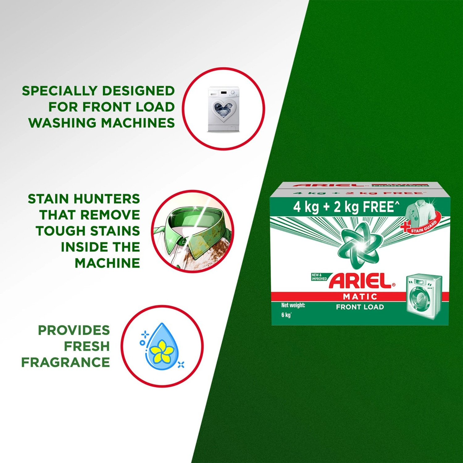 Image of ARIEL MATIC CleanFresh Pro Detergent Powder