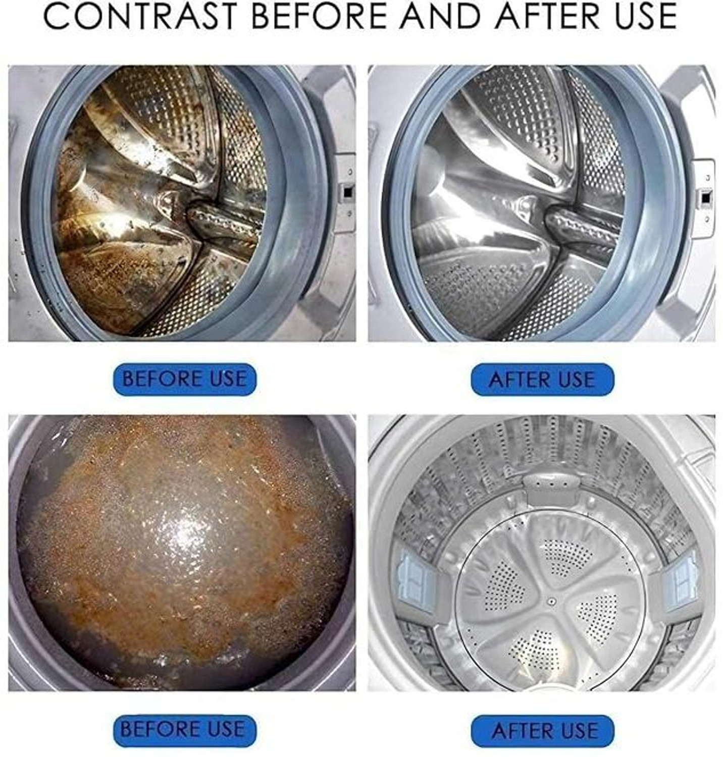 Image of DSCALING DESCALE POWDER SUITABLE FOR I F B WASHING MACHINE FRONT & TOP LOAD Detergent Powder