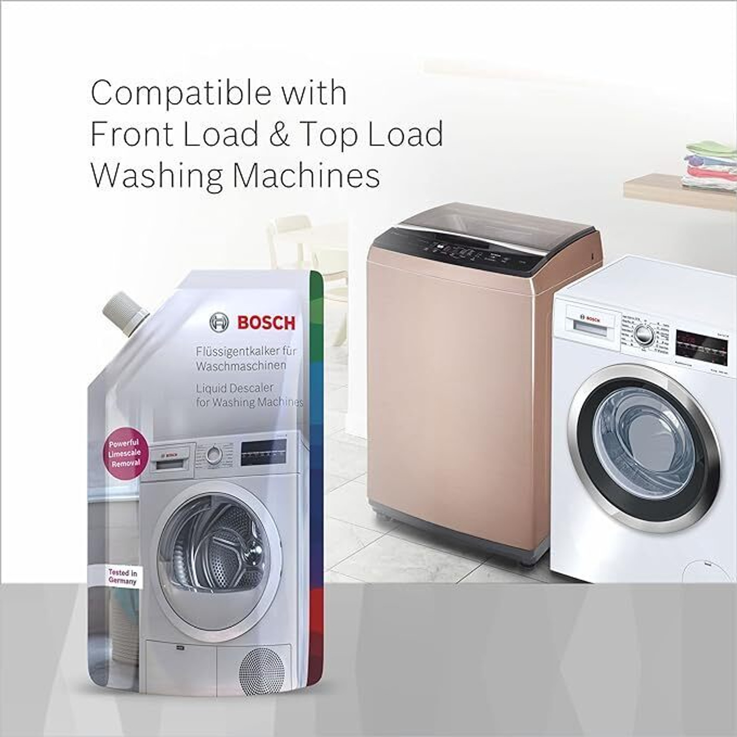 Image of BOSCH Liquid Descaler for Washing Machine - 200ml Detergent Powder