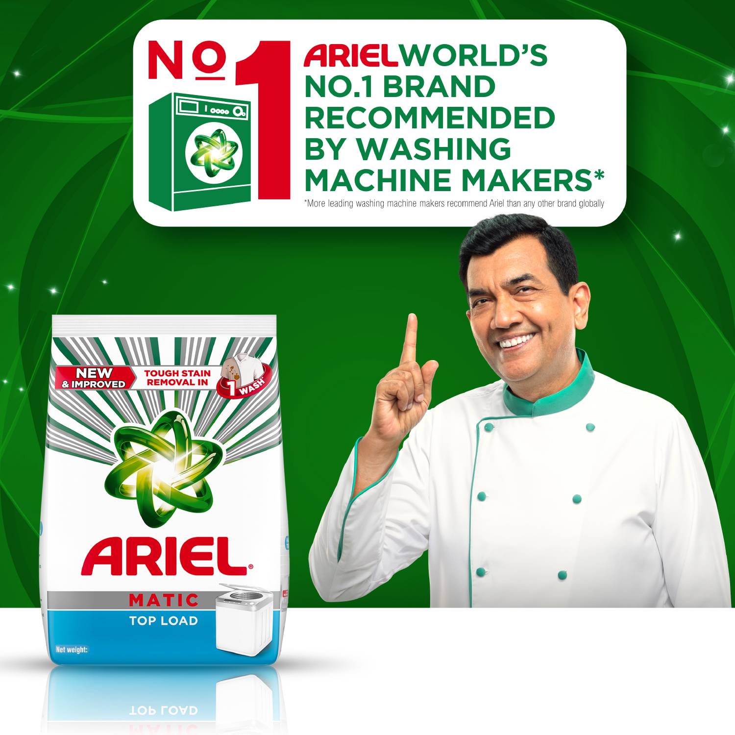 Ariel Matic Top Load Detergent Powder 6kg - Image 5