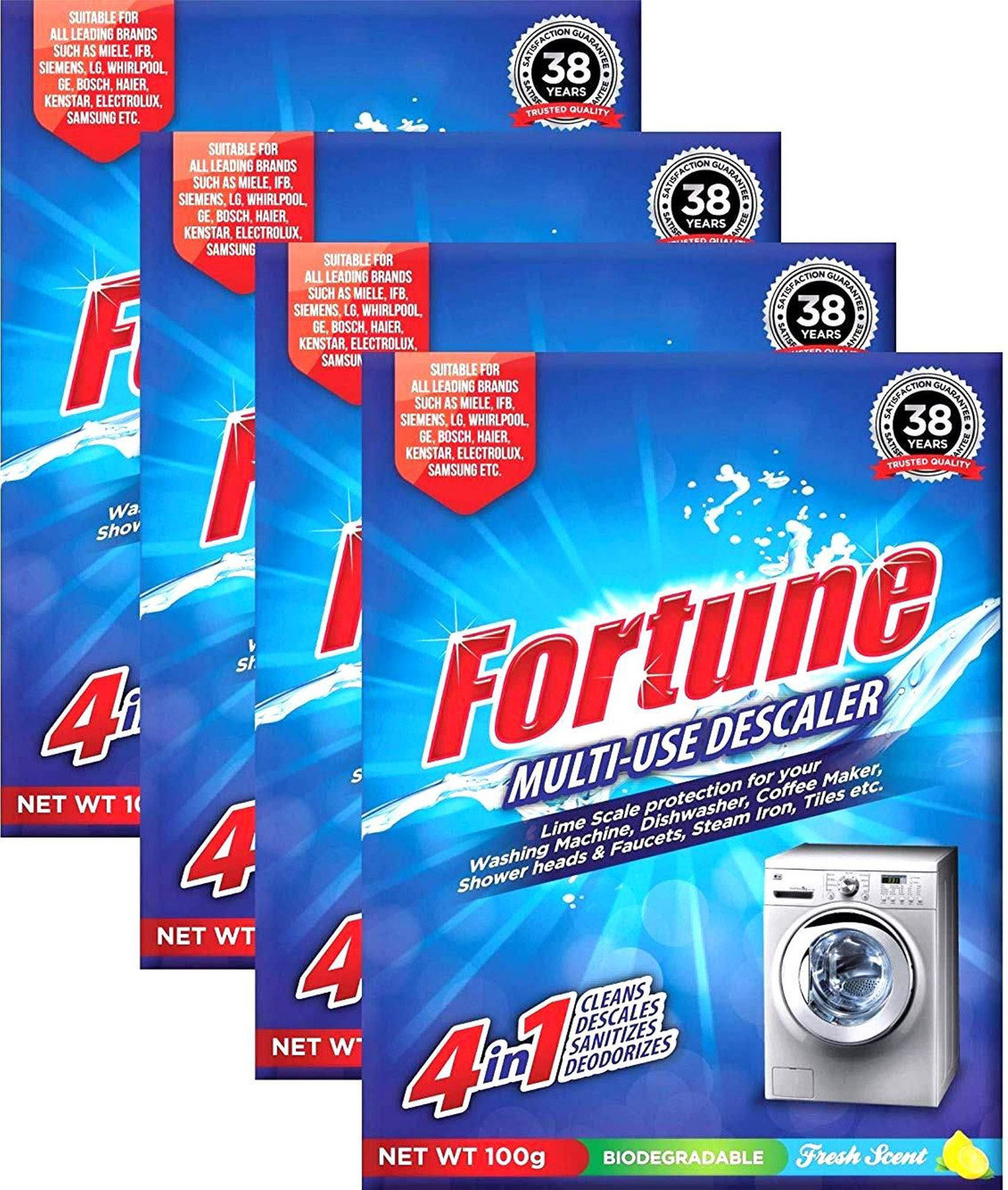 Image of FORTUNE Multi Use Descaler (400g) Detergent Powder (Citrus)