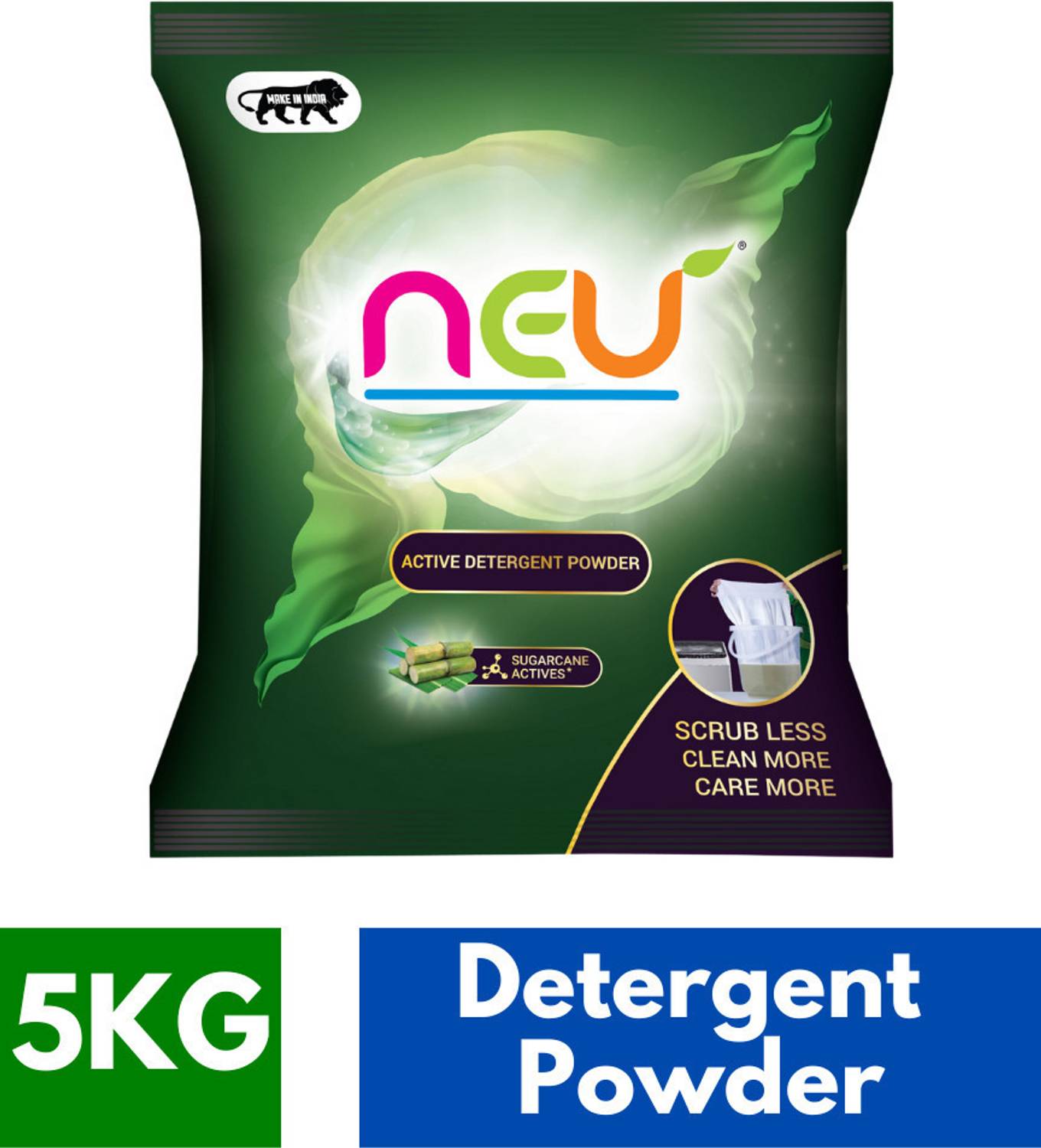 NEU detergent powder 5 kg | washing powder 5 kg Detergent Powder (Active Fresh) Price in India - Buy NEU detergent powder 5 kg | washing powder 5 kg Detergent Powder (Active Fresh) online at Flipkart.com