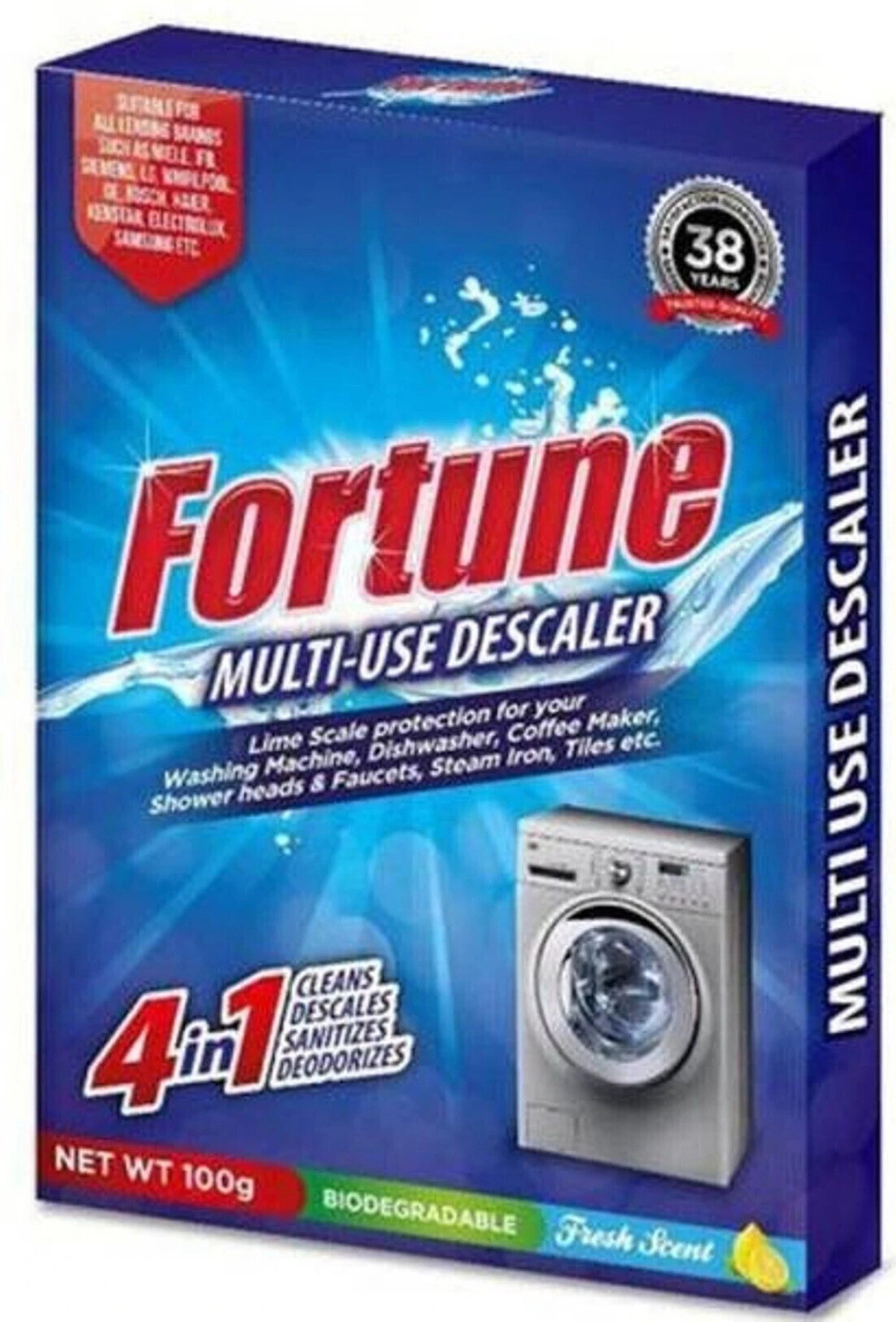 Image of FORTUNE Multi Use Descaler (400g) Detergent Powder (Citrus)