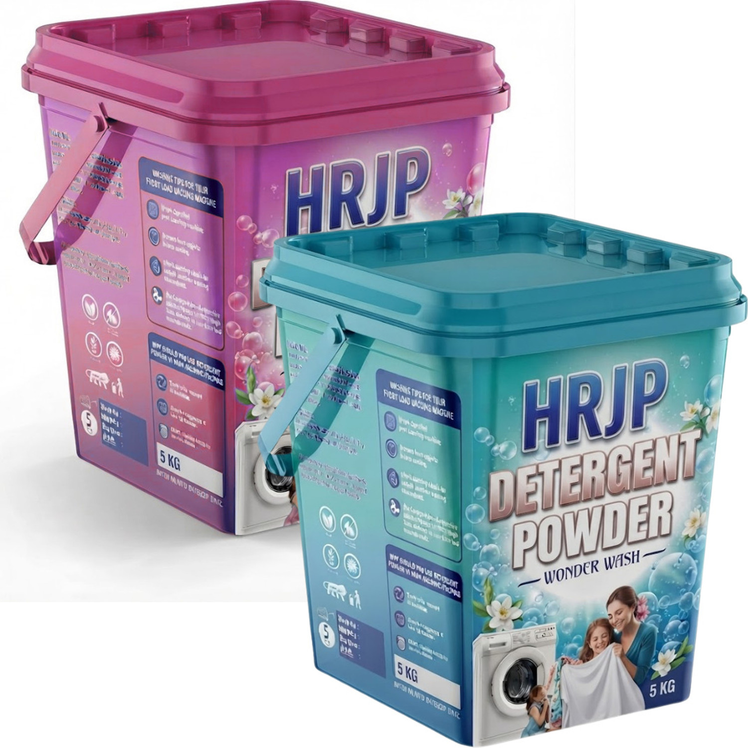 Image of HRJP Detergent Powder 10kg Nature Care Detergent Powder Eco Friendly Formula Detergent Powder (Fresh Fragrance)