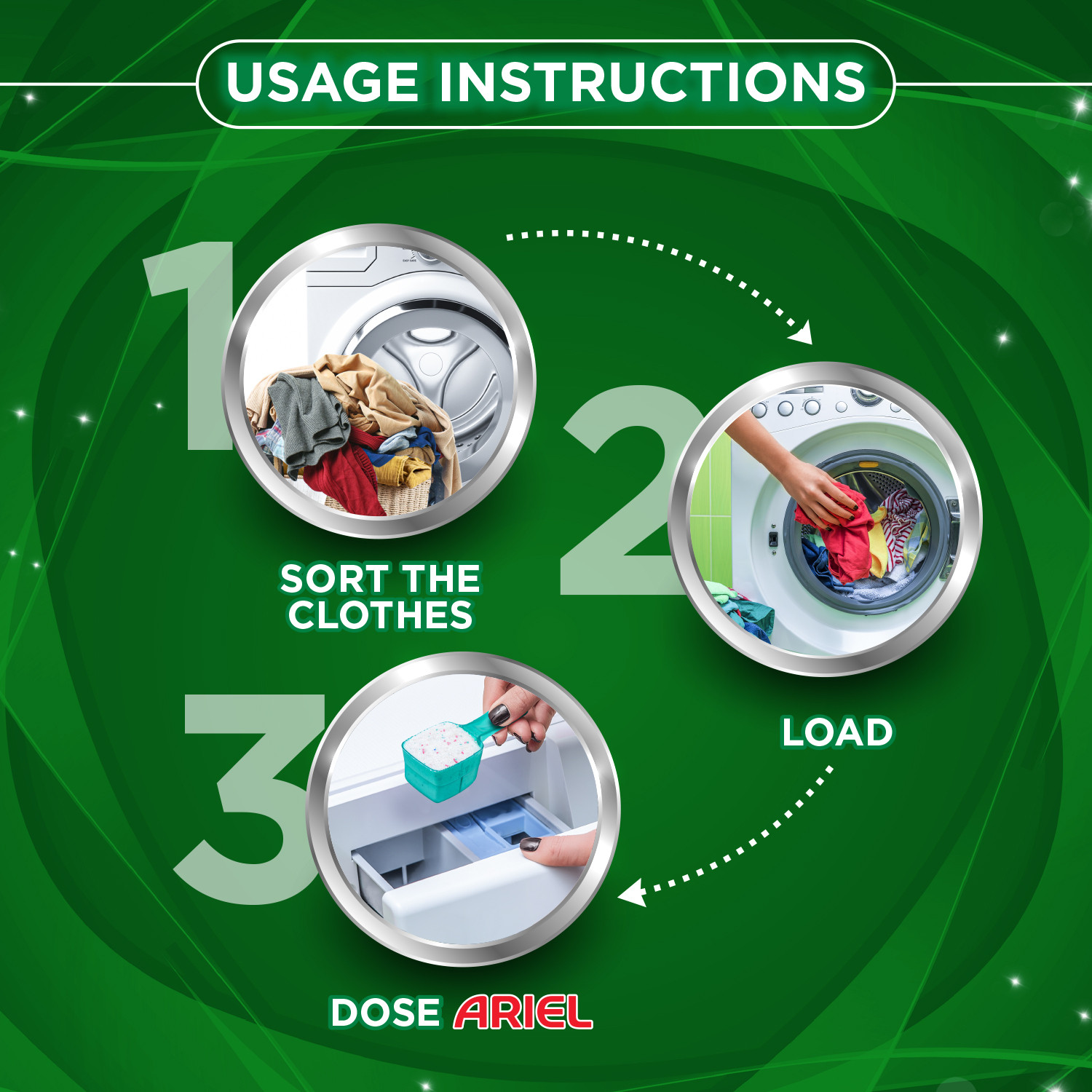 Image of Ariel Matic Detergent Powder Top Load- 8kg+500ml Liquid free Detergent Powder