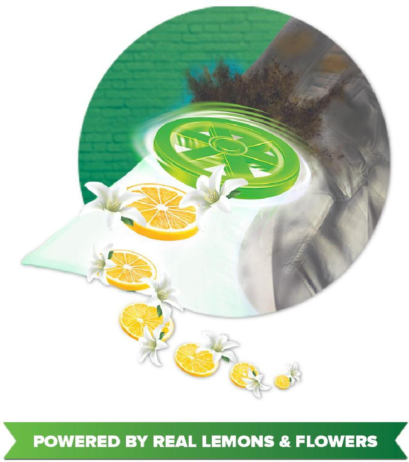 Image of Wheel Active 2 in 1 Green Detergent Powder