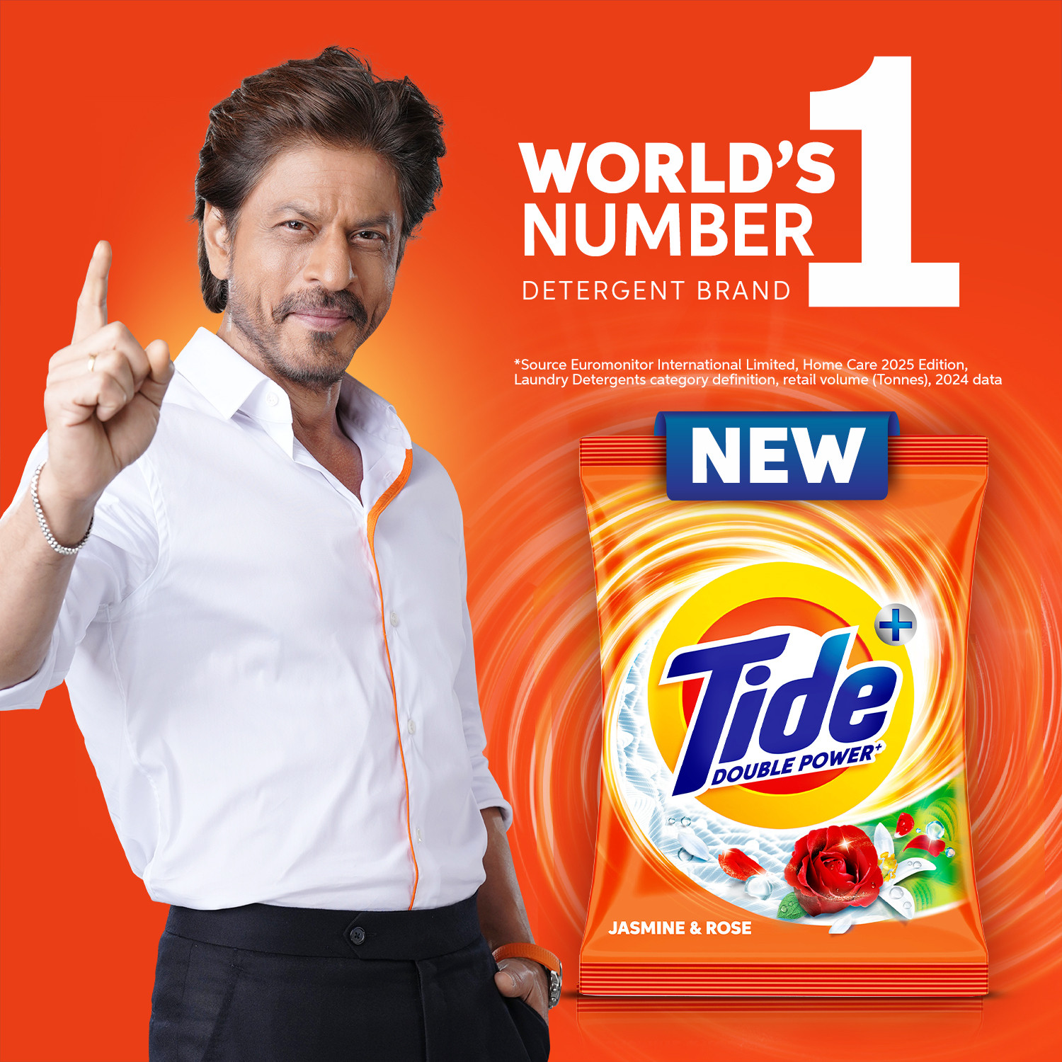 Image of Tide Plus Detergent Powder (Jasmine & Rose)
