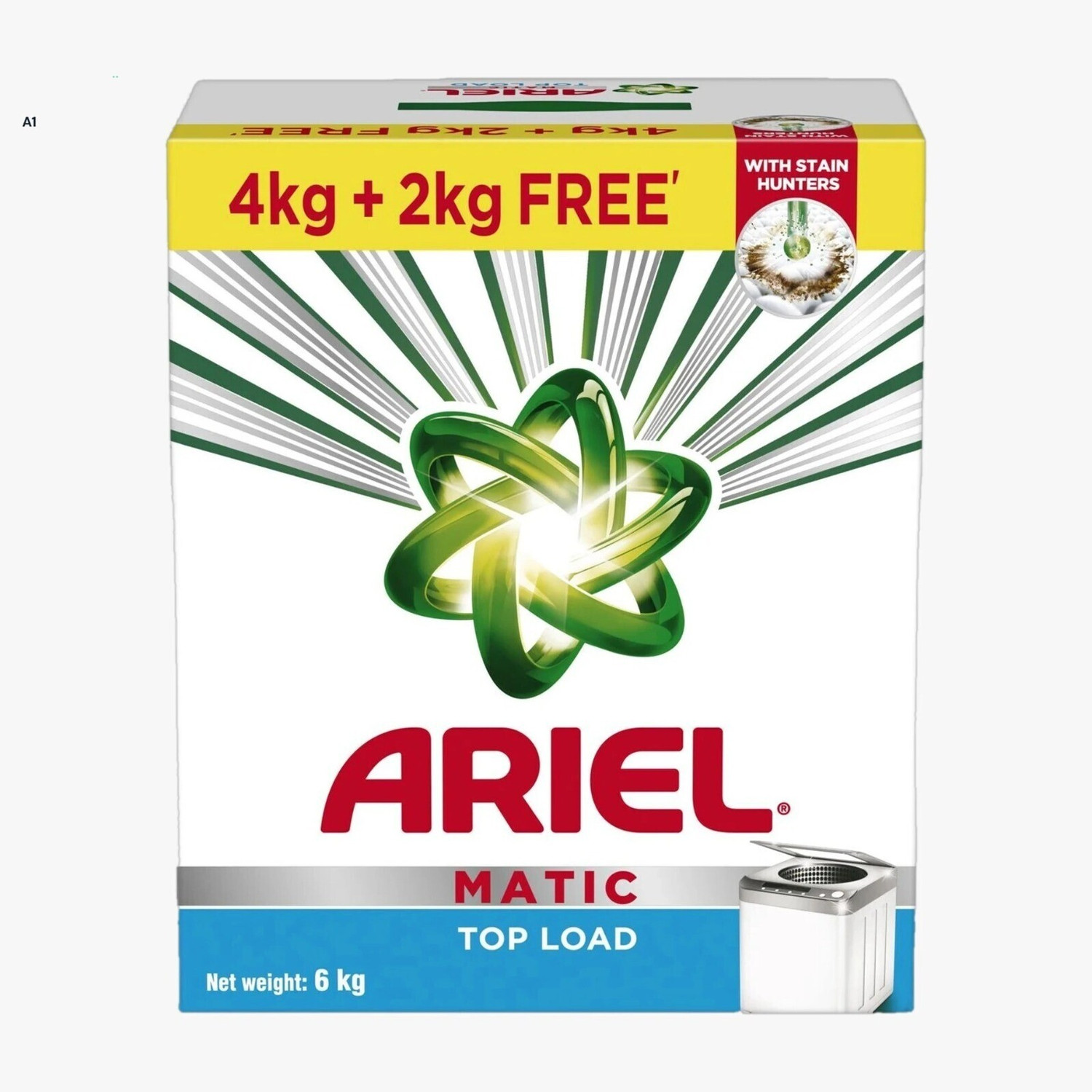 Image of ARIEL MATIC Fresh Boost Top Load Detergent Powder (Fresh) (6 kg)