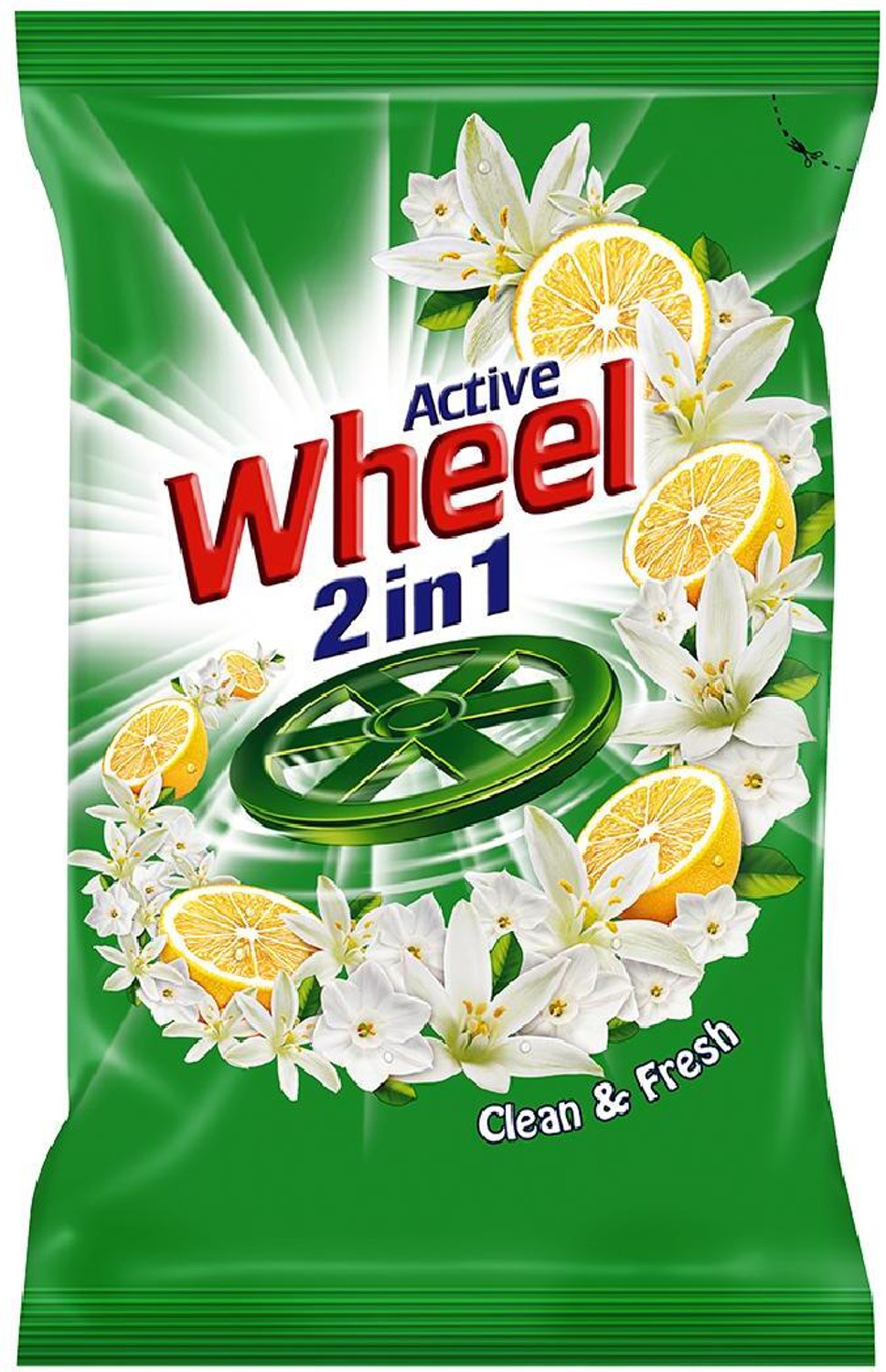 Image of Wheel Active 2 in 1 Green Detergent Powder