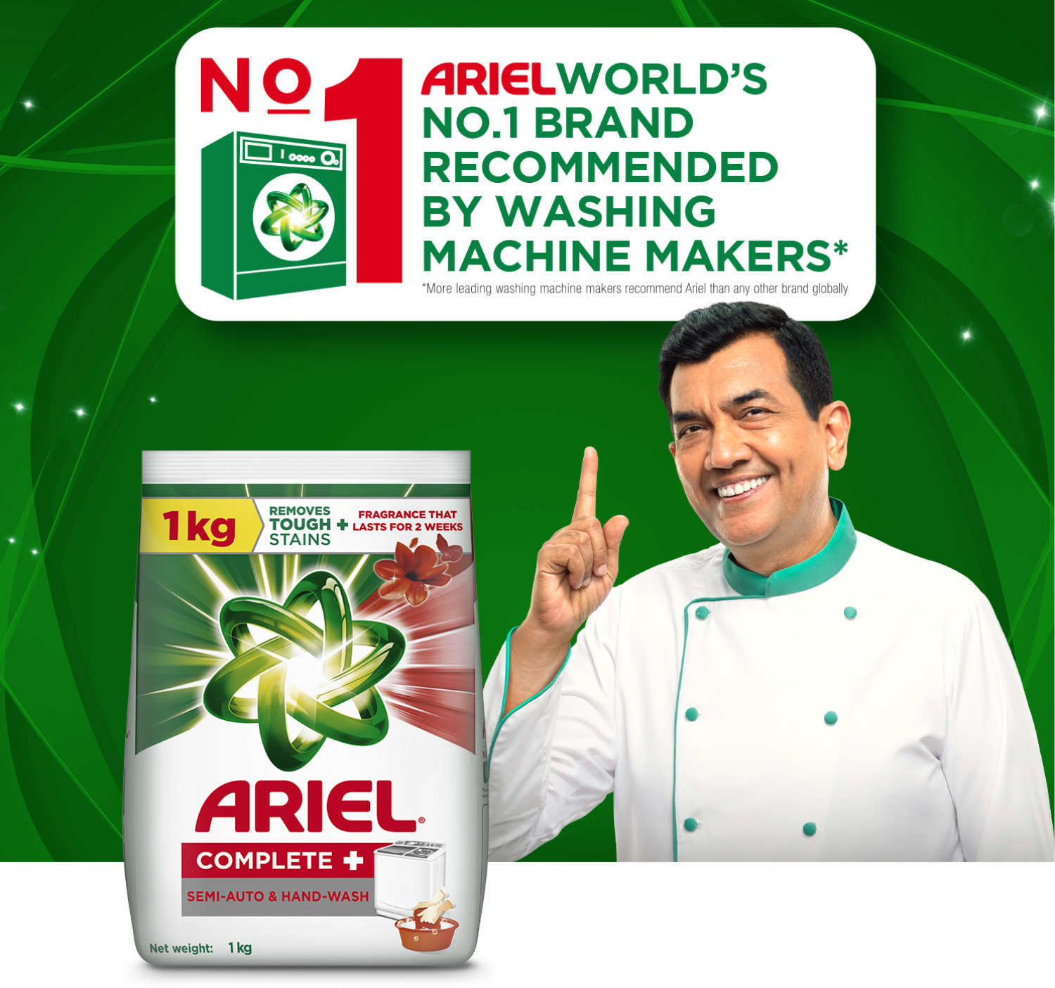 Image of Ariel Complete Detergent Powder