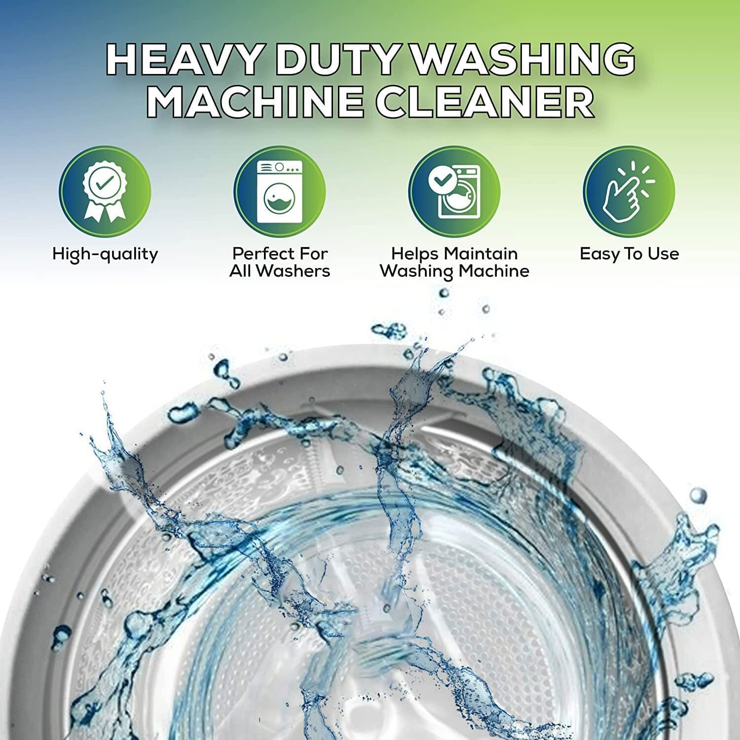 Image of ATOMIC Washing Machine Hygienic Deep Cleaning Powder 150 GM X 2 = 300gm Stain Remover
