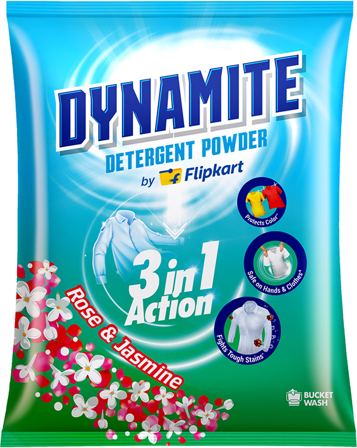 Image of Dynamite by Flipkart Detergent Powder (Rose and Jasmine)
