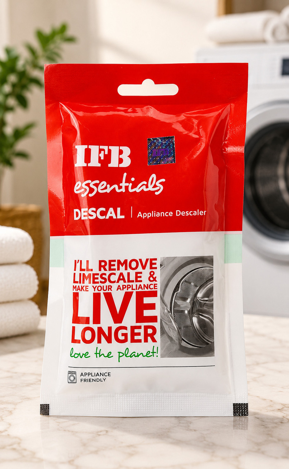 Image of IFB Washing Machine Descaler Powder for Deep Drum Cleaning and Limescale Removal Detergent Powder (N /A)