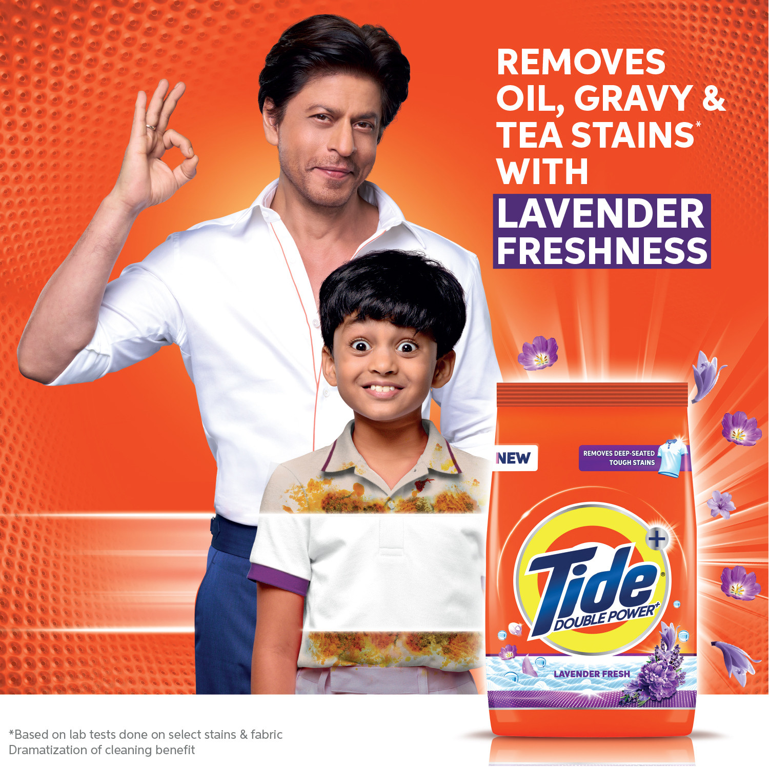 Image of Tide Plus Detergent Powder (Lavender)