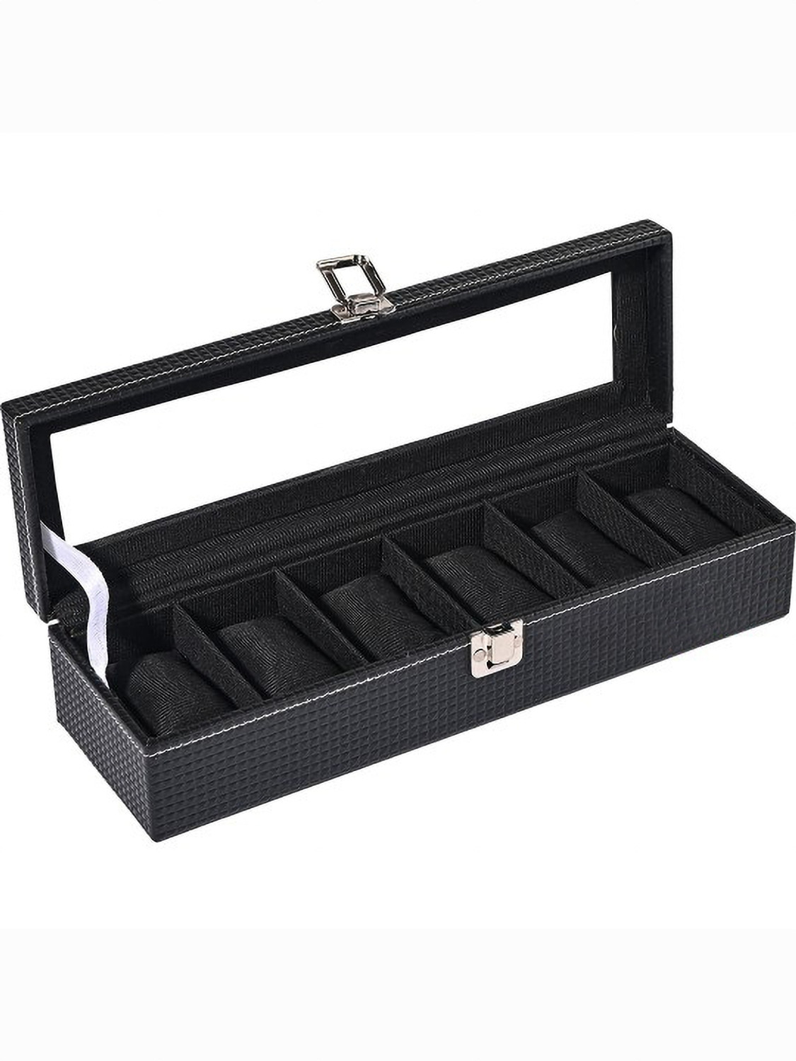 Image of STORESHINE Unisex Black 12-Slot Watch Organizer Watch Box