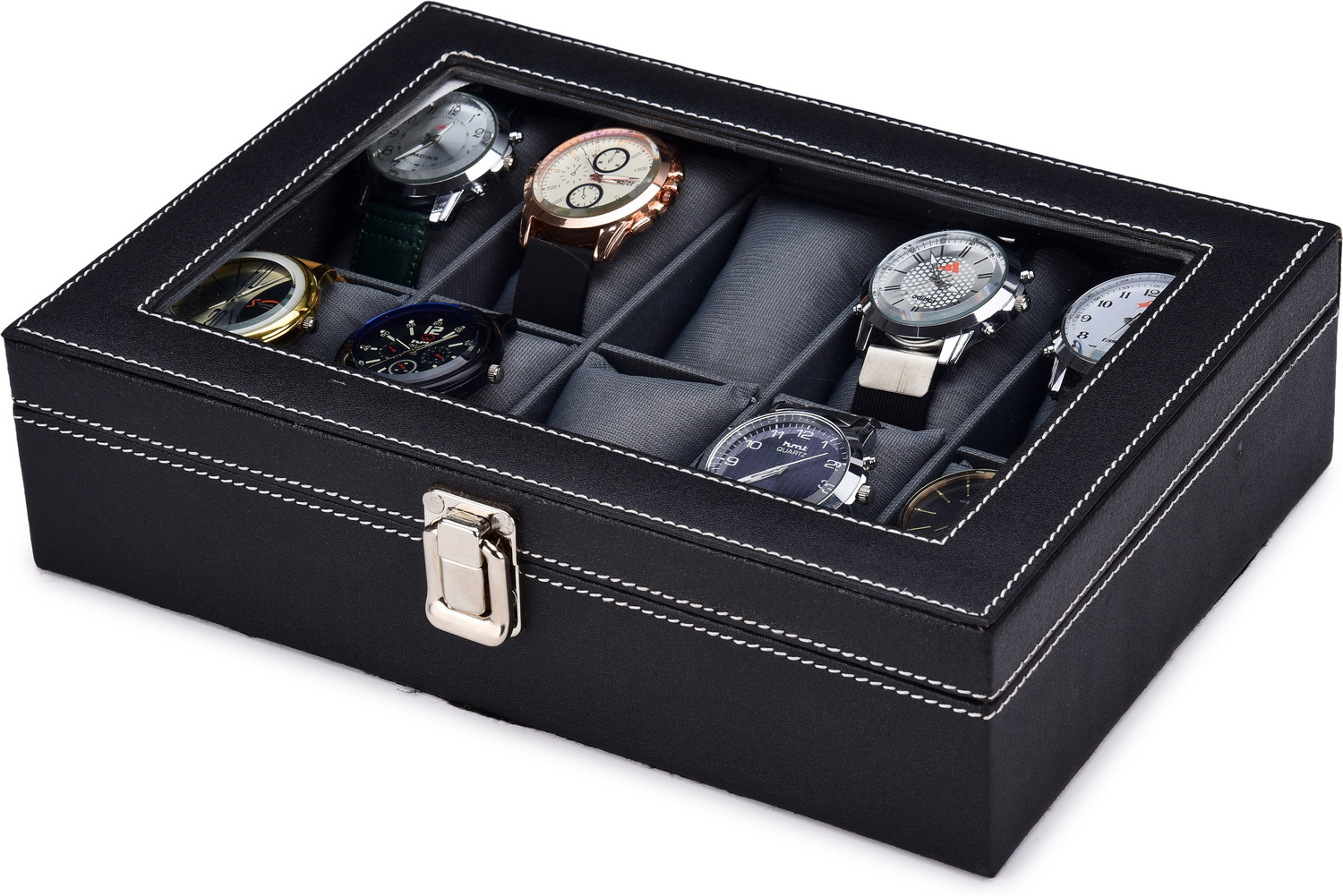 Image of glaxy craft PLAIN-PATTY-BKGY-BKGY-6T Watch Box