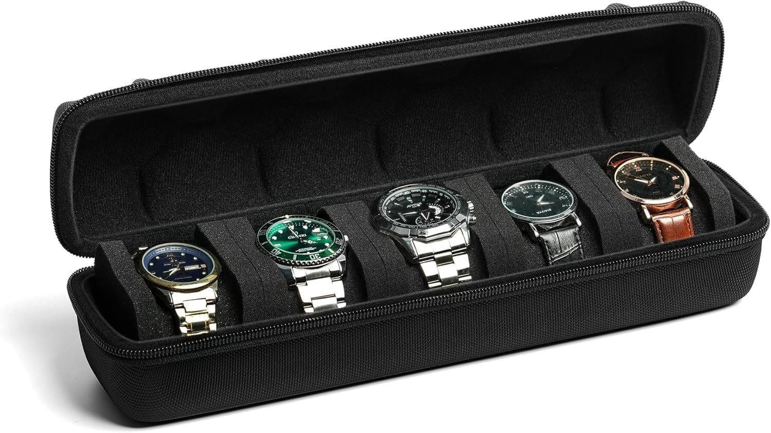 Image of ON GATE Watches Storage Box Holder Organizer | Leather Watch Box Holder Case of Watches Watch Box