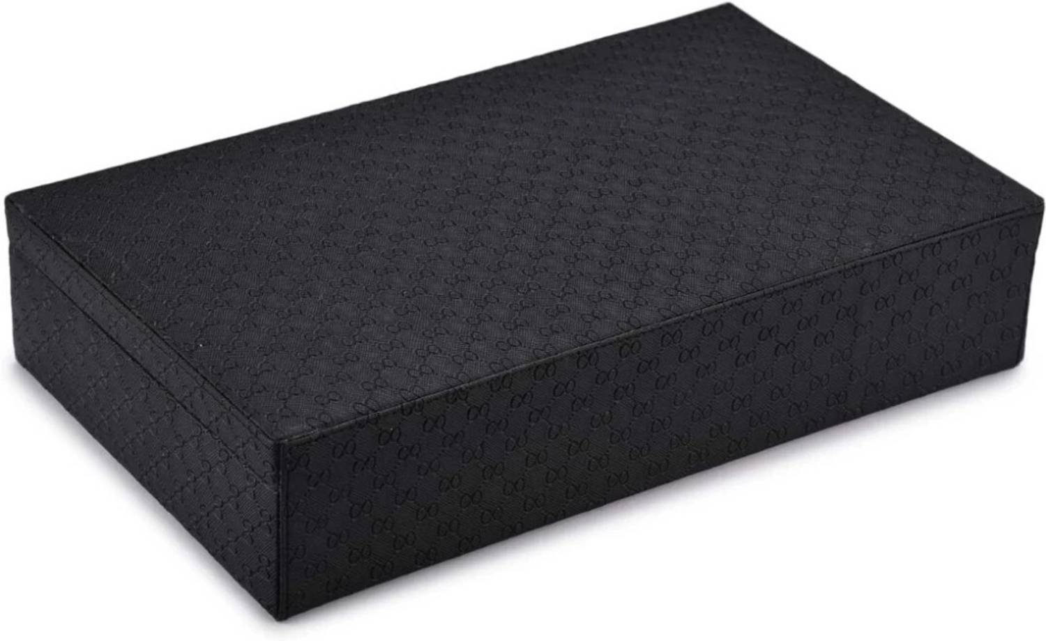 WATCHHUT Watch Box Holder Organizer Case Black - Image 3