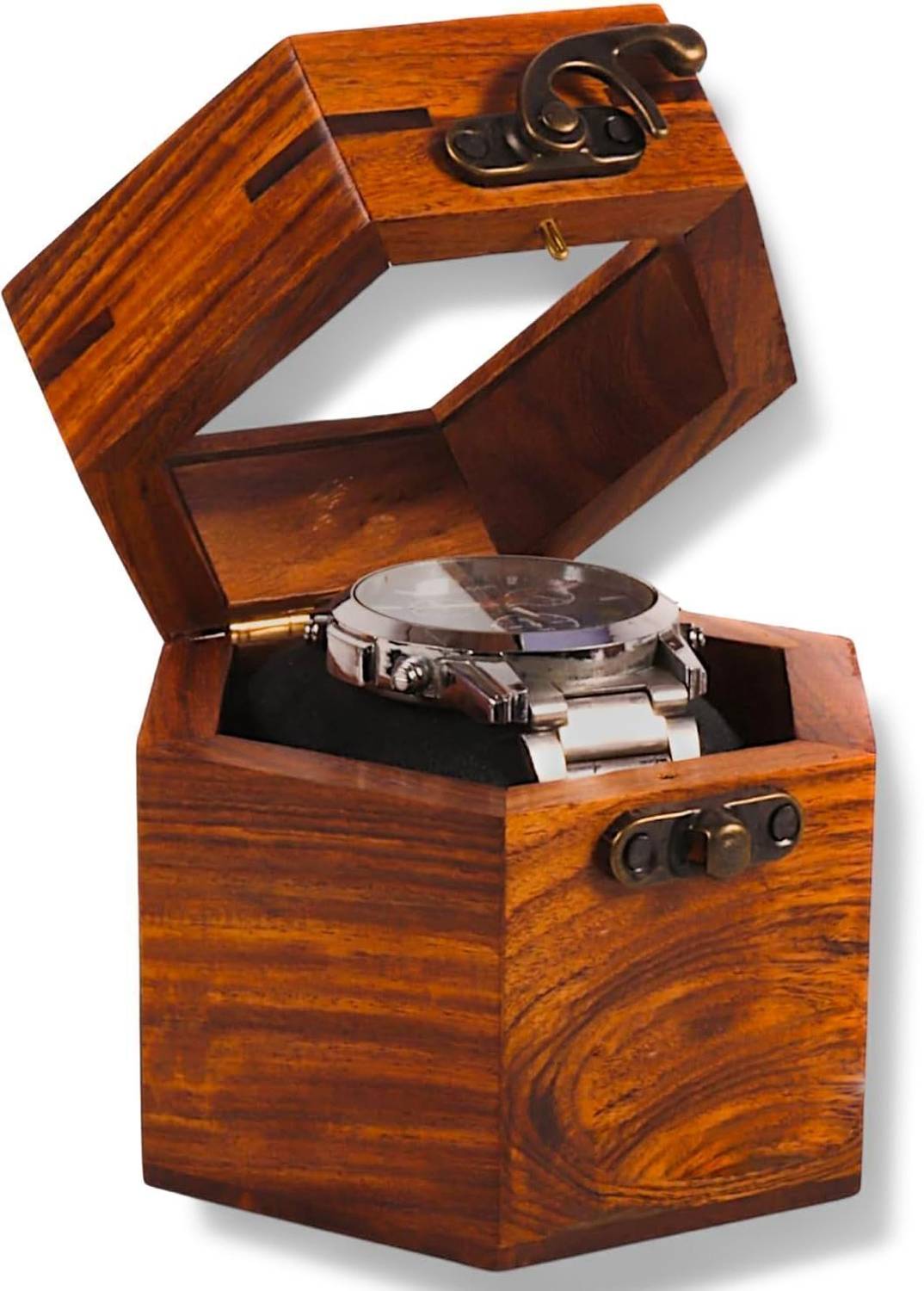 Multaniz Handmade Wooden Watch Box - Image 1